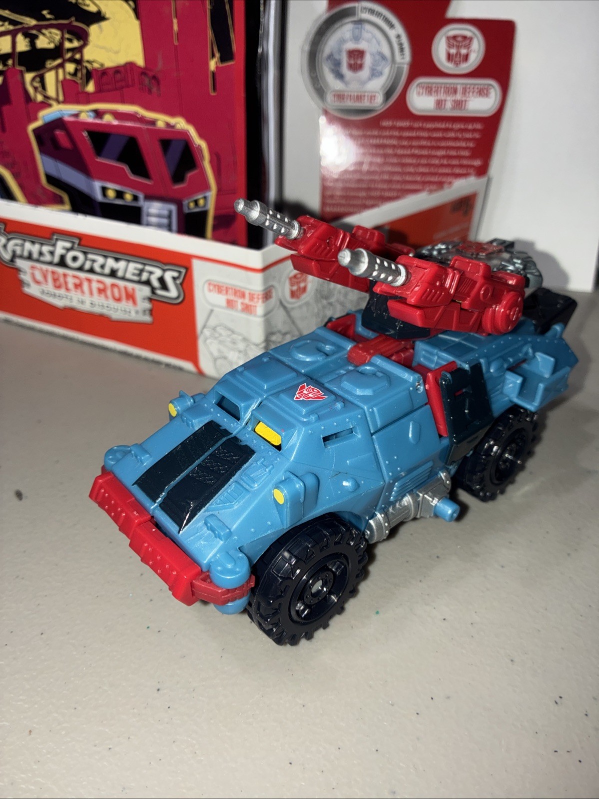 Transformers CYBERTRON DEFENSE HOT SHOT Cybertron RID COMPLETE Adult Owned