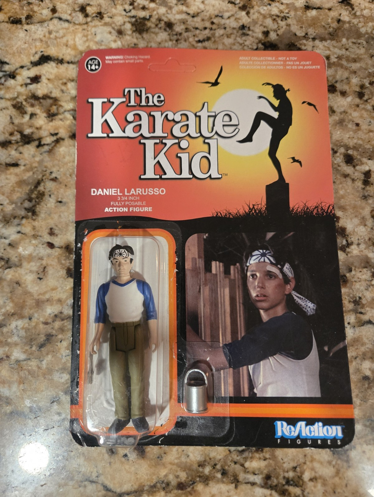 Funko ReAction Figures Karate Kid Daniel LaRusso 3 3/4in Fully Poseable 2015
