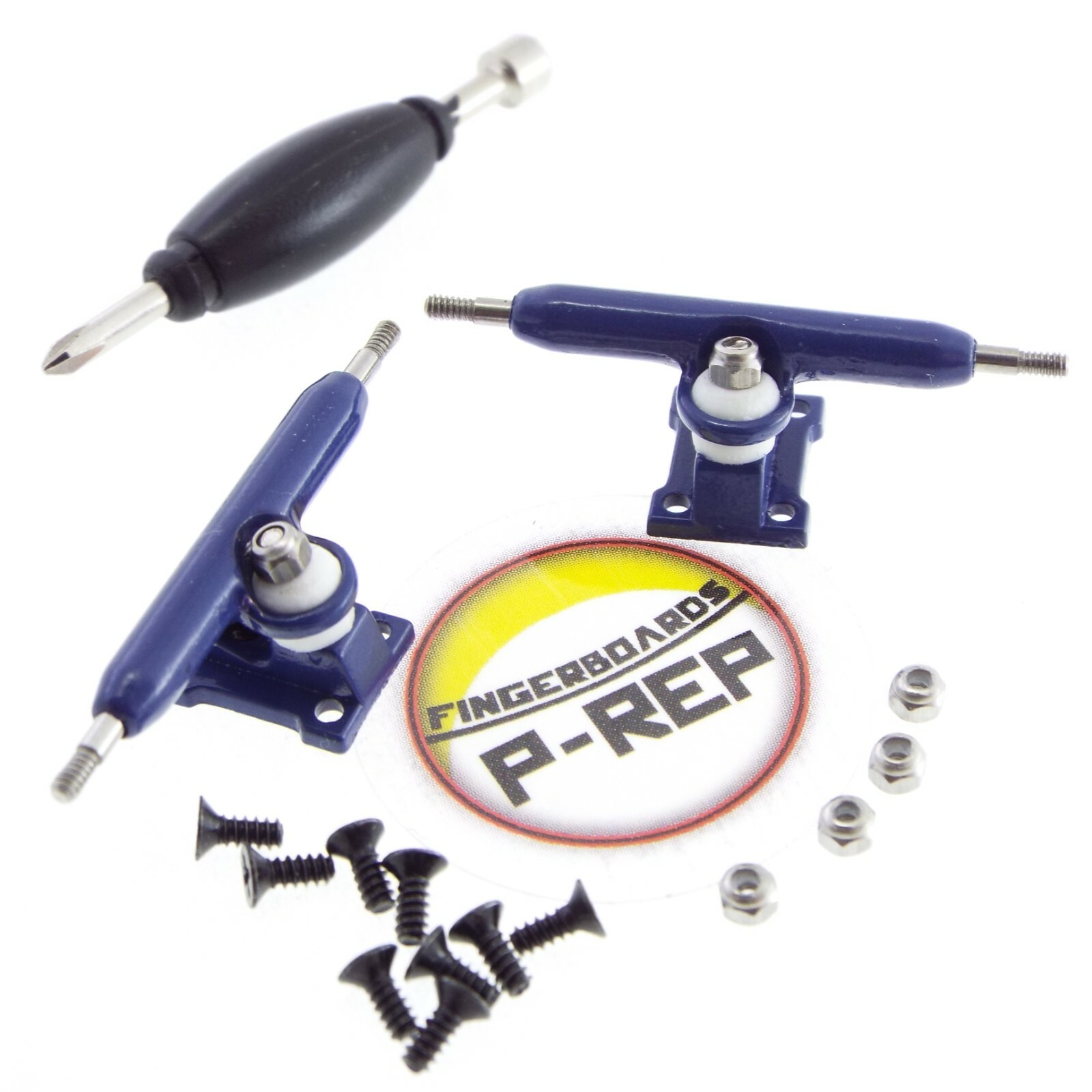 P-REP Solid Performance 32mm Fingerboard Trucks – Blue
