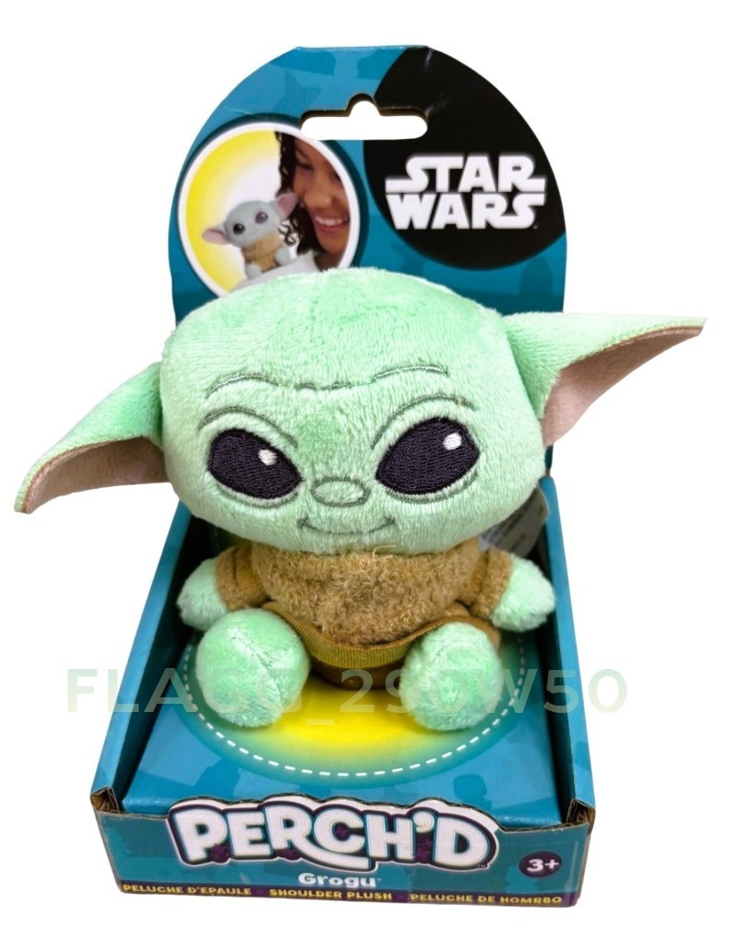 NEW! Star Wars Perch&rsquo;d -GROGU- 3.75&Prime; Shoulder Plush Toy Figure 2026 **READ**