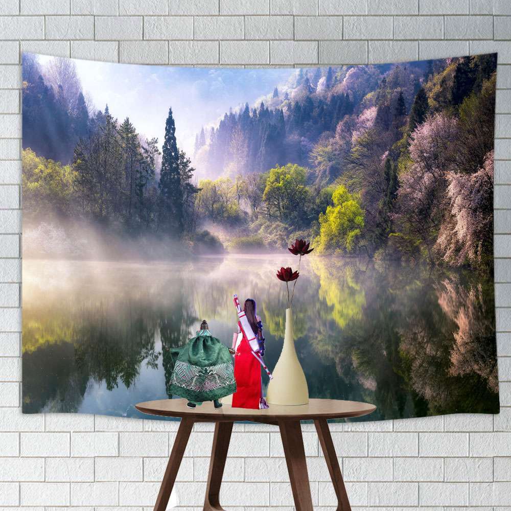 Romance Landscape Nature for 1/6 Action Figure Background Doll Backdrop Diorama