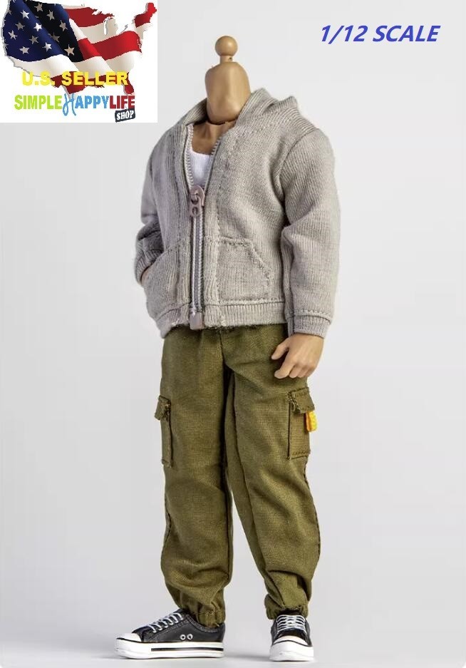 1/12 scale hoodie green pants set For 6 » Figure MixMax Marvel Mezco ANT ❶USA❶