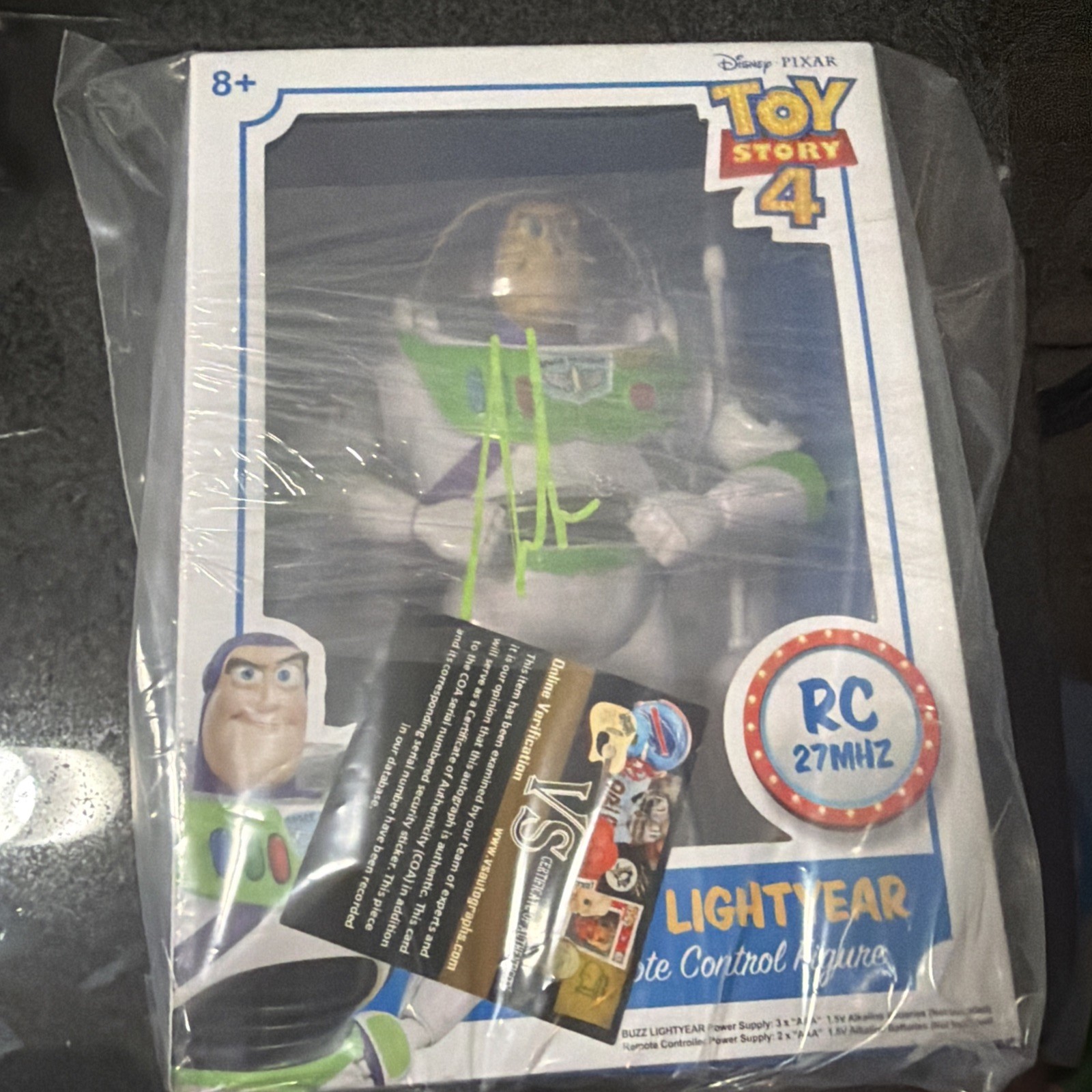 Disney Pixar Toy Story 4 BUZZ LIGHTYEAR Signed By Tim Allen Authenticated