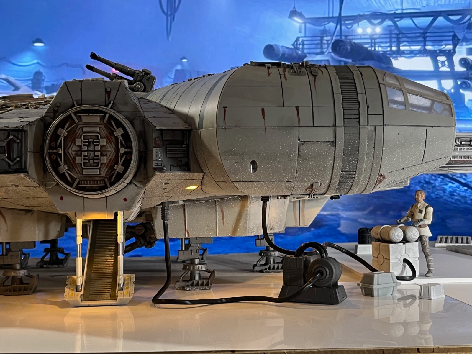 Echo base Hanger equipment for 3.75  » figure Diorama #2
