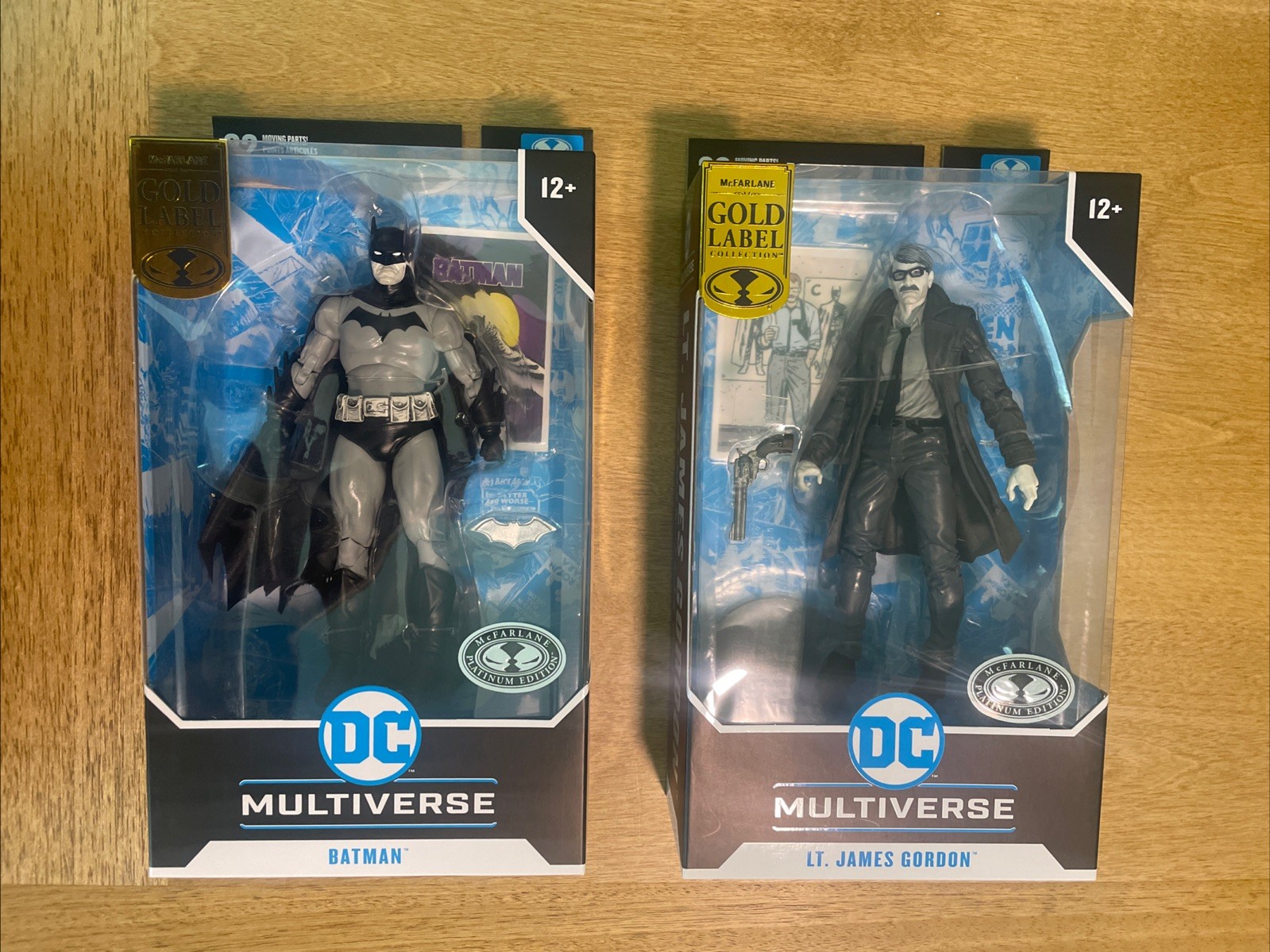 McFarlane DC Multiverse Batman & Lt James Gordon Year One 1 Platinum Edition Set