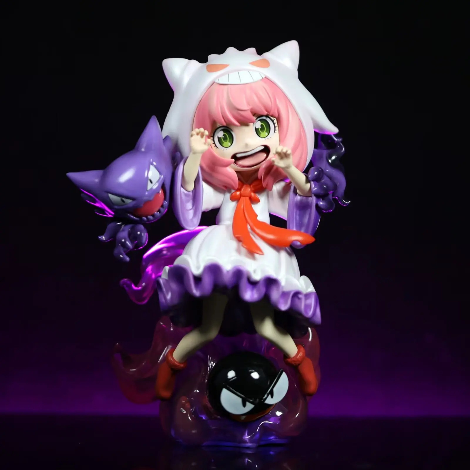 Spy x Family Anya Forger Cos Gengar Figure Luminous Anime Model Toy Gift