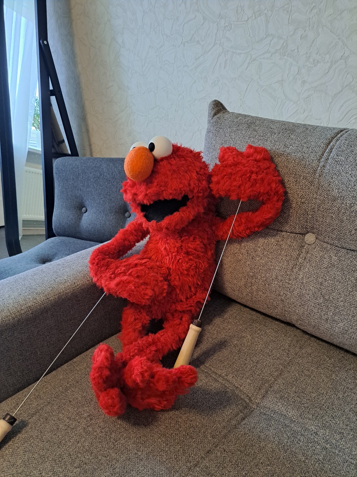 Elmo Muppet Puppet, Handmade