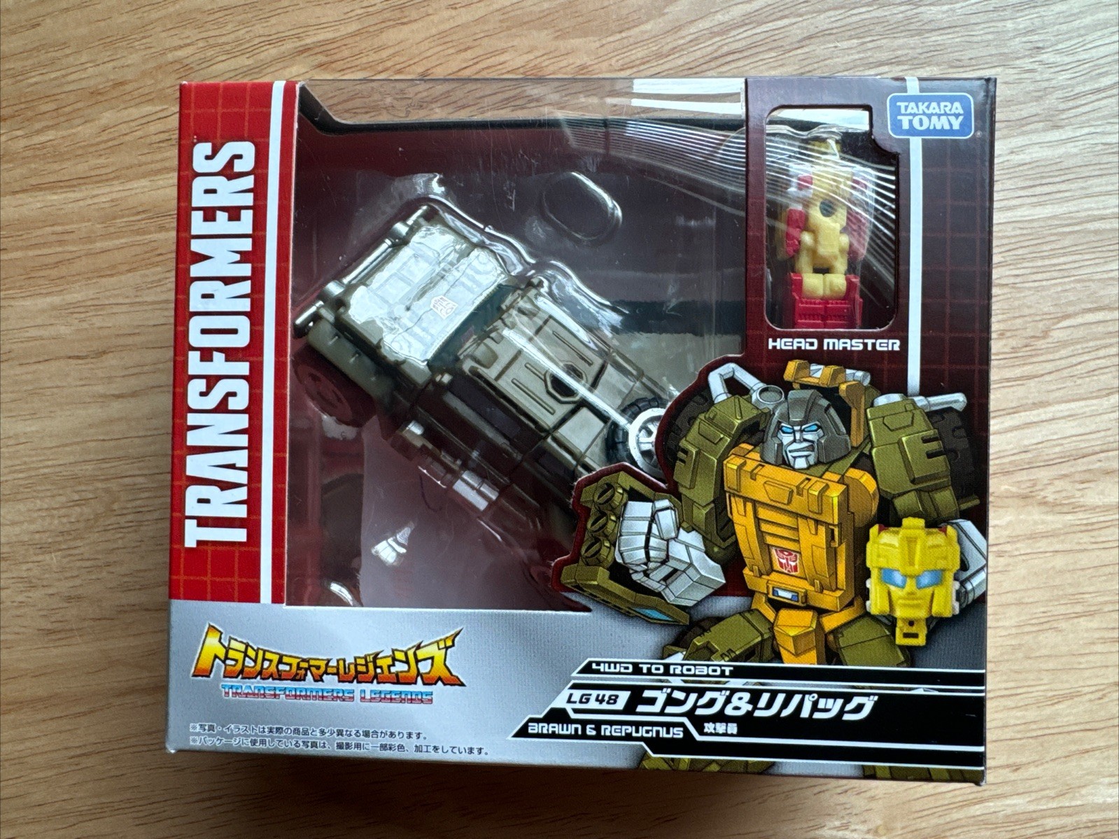 Takara Tomy Japanese Transformers Legends LG-48 Brawn Headmaster Repugnus MIB