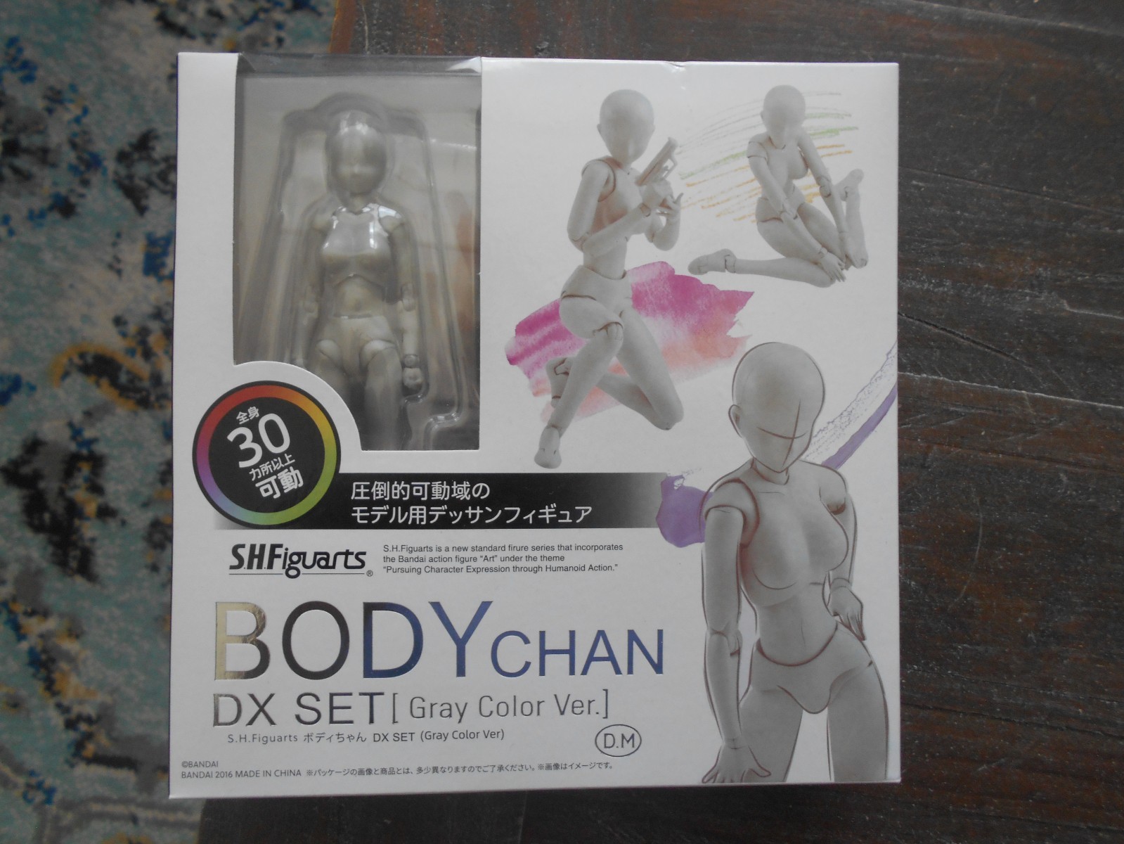 FEMALE BAN DAI SH FIGUARTS–BODY CHAN FIGURE DX SET (NEW) GRAY COLOR VER.