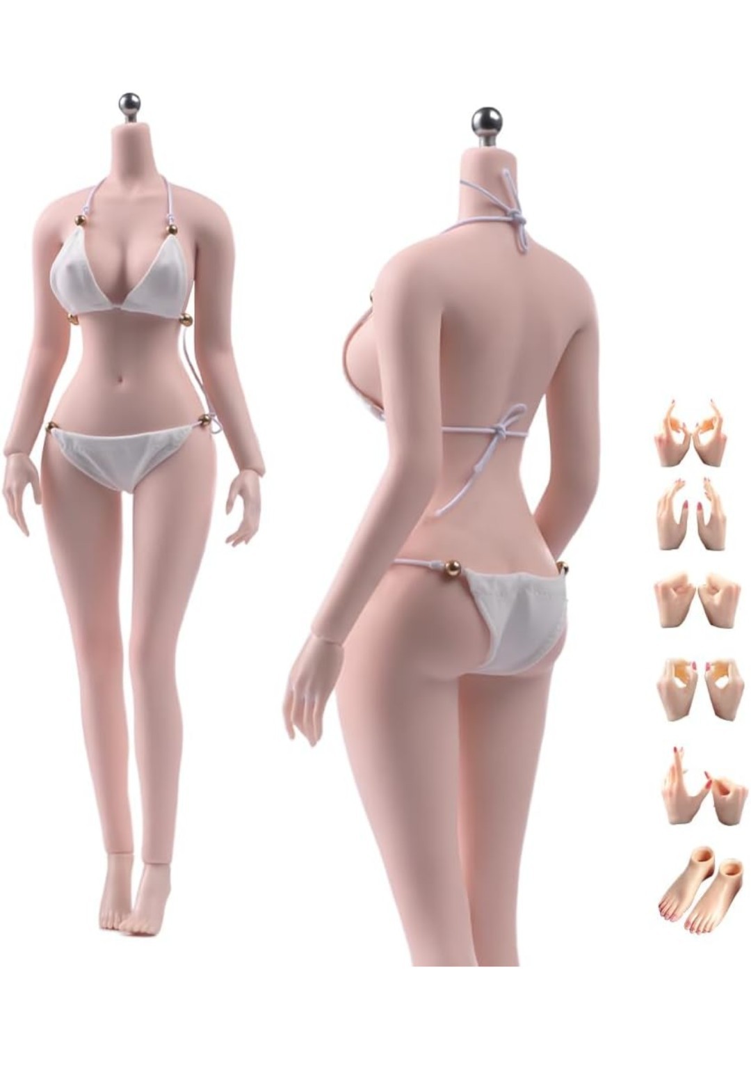 ANT 1/6 Female body 12inch Collectible T240201P Pale skin Female Action Figure