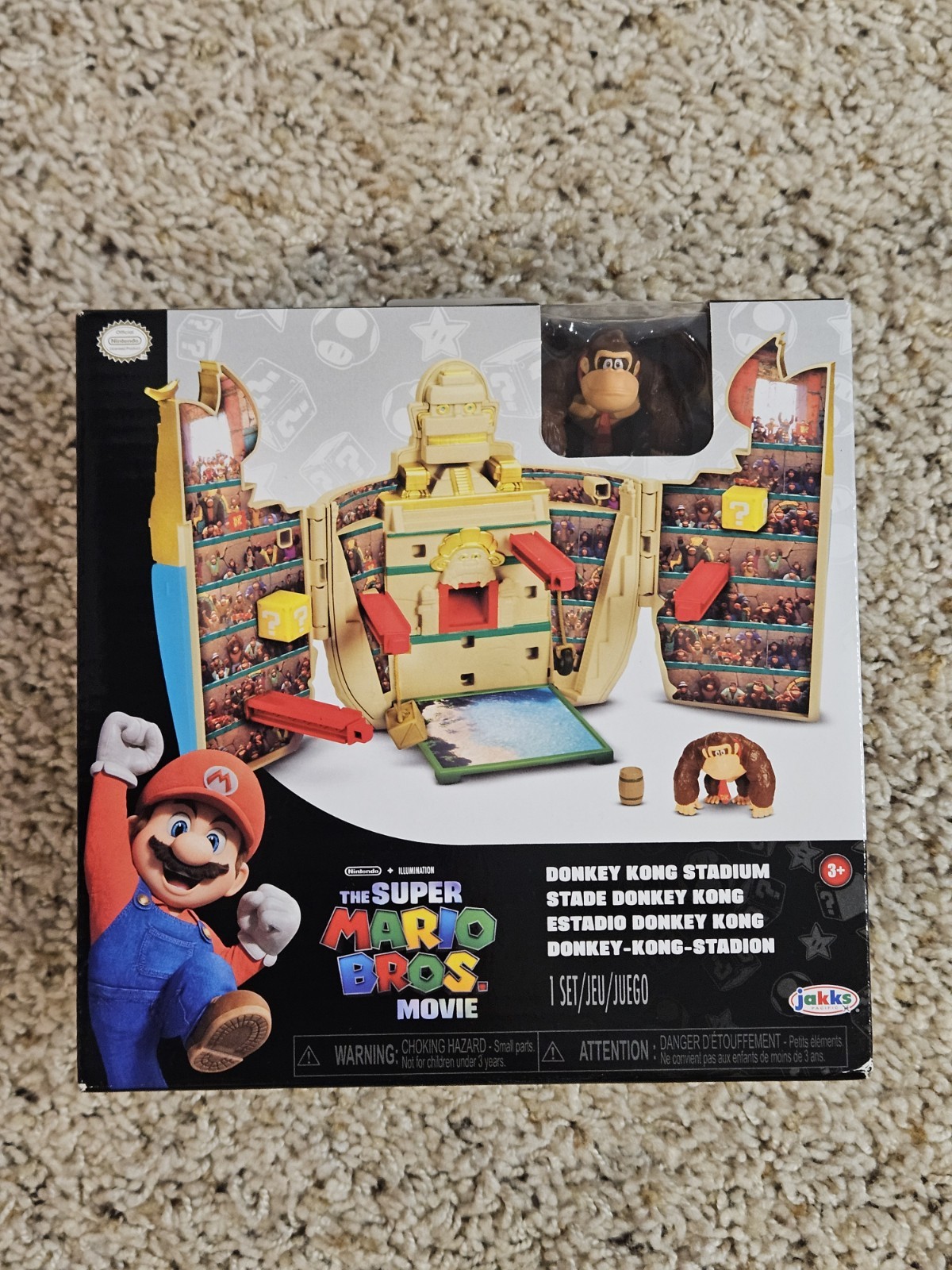 The Super Mario Bros Movie Donkey Kong Stadium Playset NEW