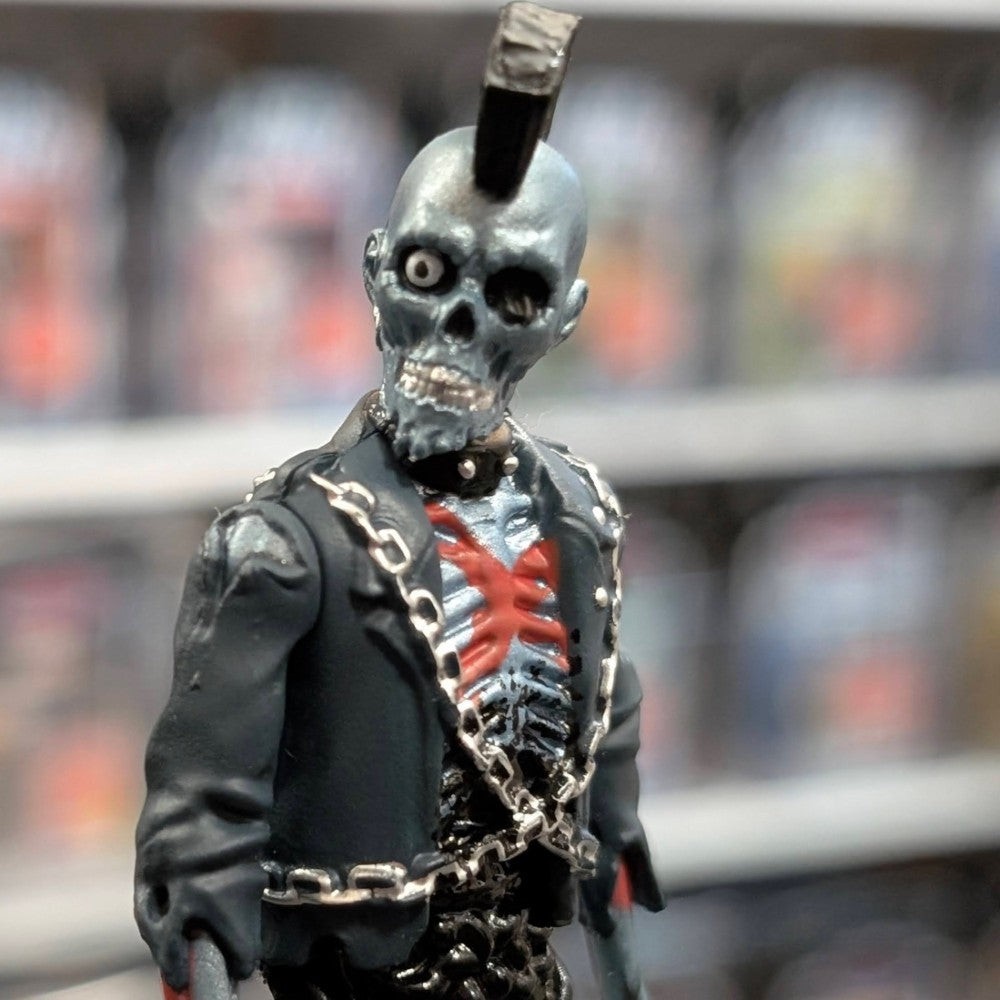 “Suicide” Metallic Blue Graffiti Male Zombie Return of the Living Dead Blind Box