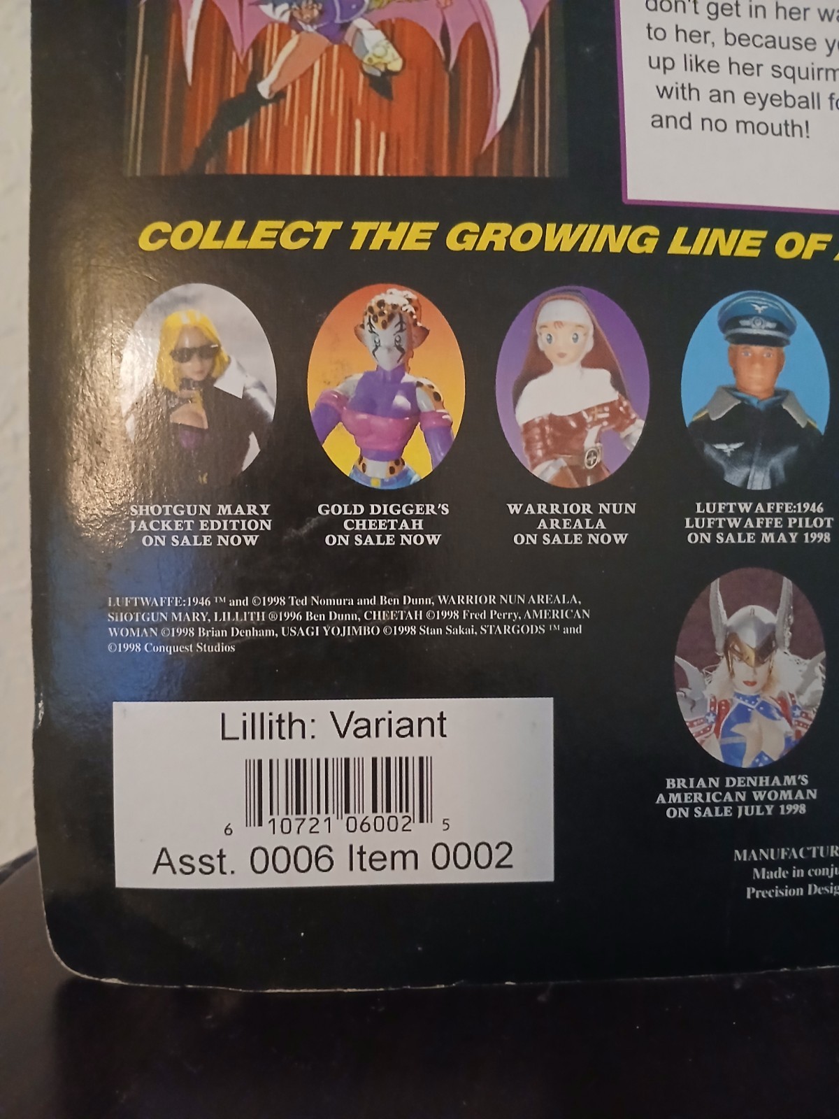 Areala Warrior Lillith Demon rincess Hell-Glow Armor 98 NIB Antarctic Press