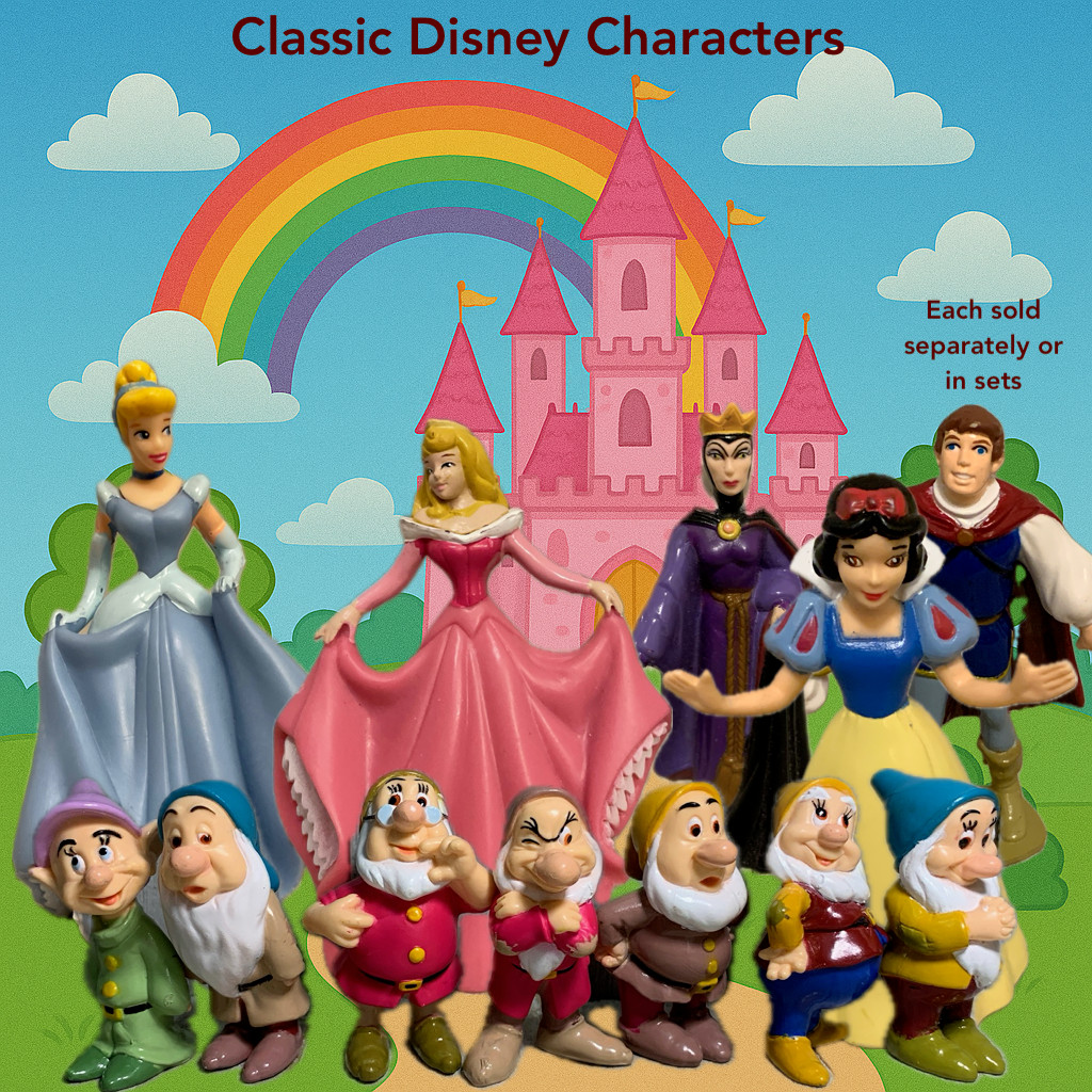 Disney Miniature Action Figures & Figurines| You Choose