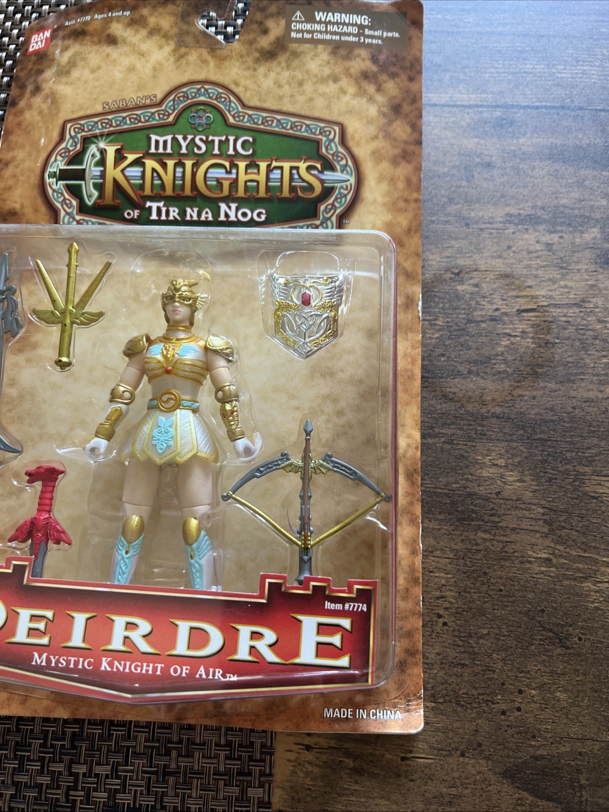 Bandai Mystic Knights of Tir Na Nog Ivar & Deirdre Action Figure Armor Set