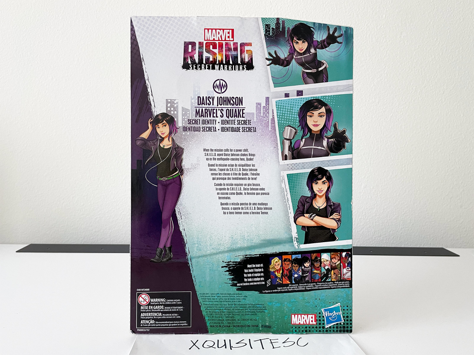 NEW Hasbro Marvel Rising Secret Warriors 11&Prime; Daisy Johnson QUAKE Figure Doll