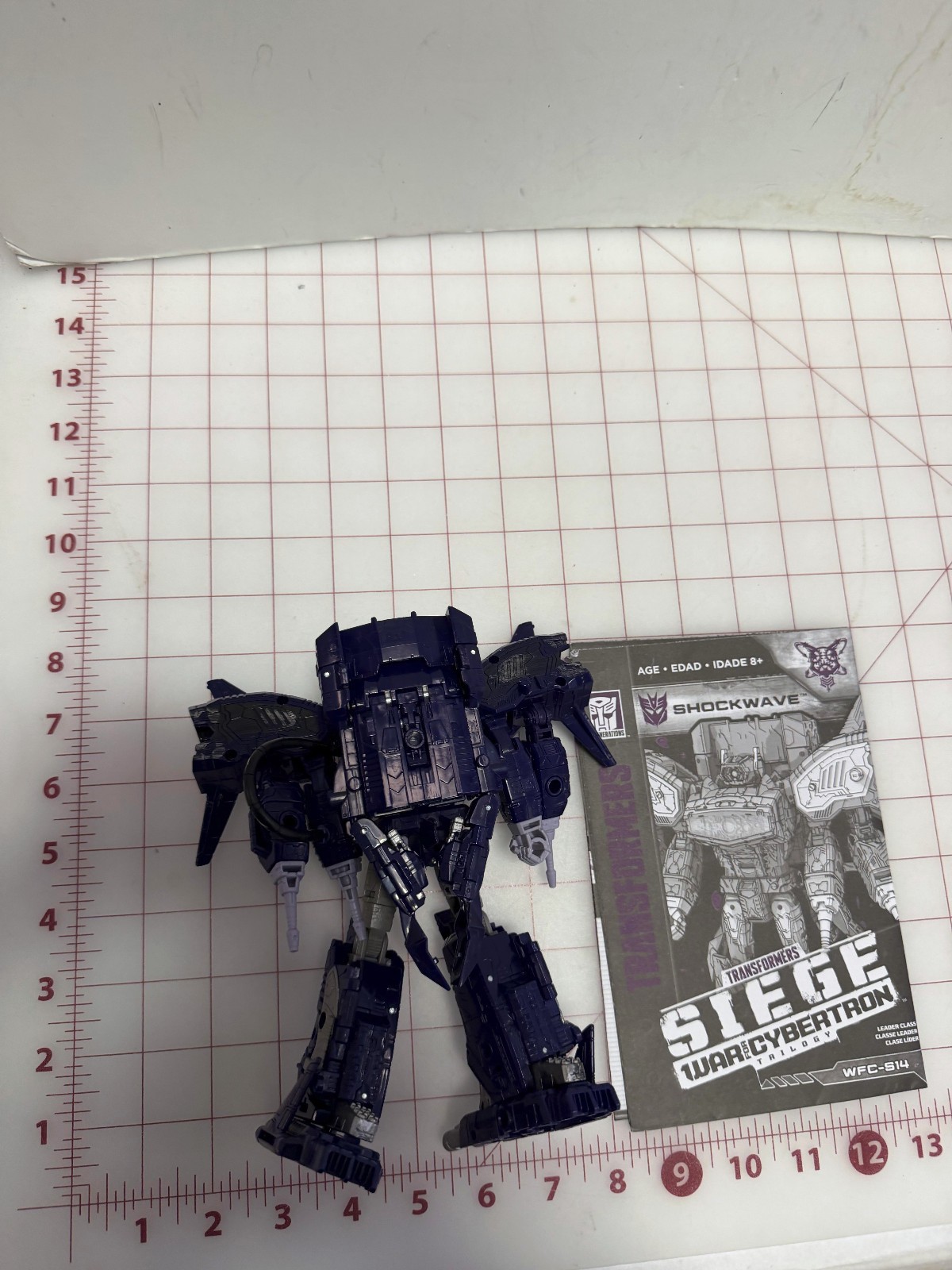 Transformers Siege Shockwave Leader WFC-S14 Figure Loose #S1