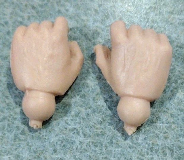 1960&rsquo;s-70&rsquo;s Marx Johnny West Pair of Closed Hands Nice Cond