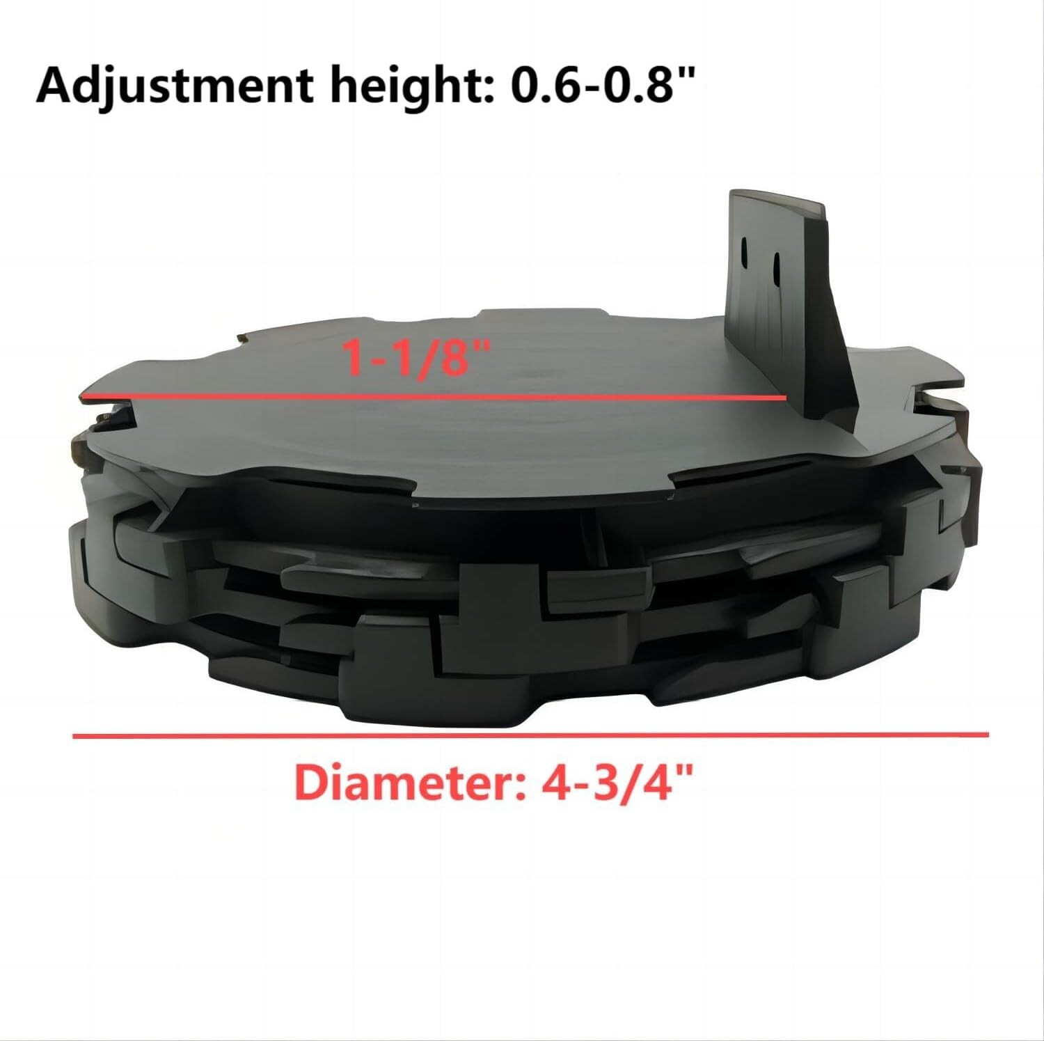 28Pack Adjustable Deck Support Pedestals – Height 0.6-0.8&Prime; for Floating Deck,…