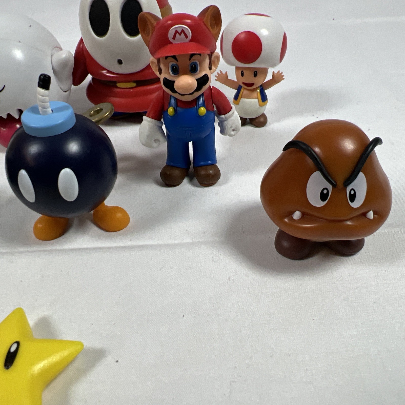 World of Nintendo Jakks Super Mario 4&Prime; Inch figure lot Mario And Others,12 Total