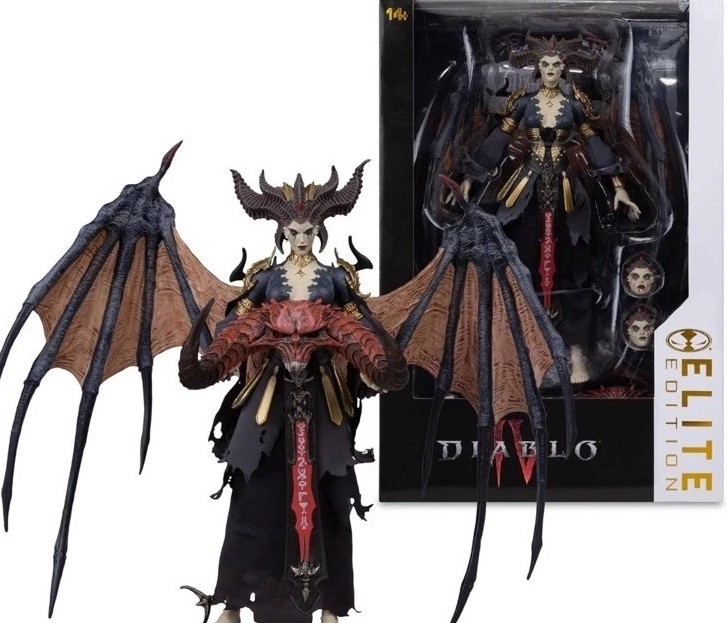 Diablo IV Lilith Elite Edition #2 McFarlane Toys Deluxe 7” Action Figure