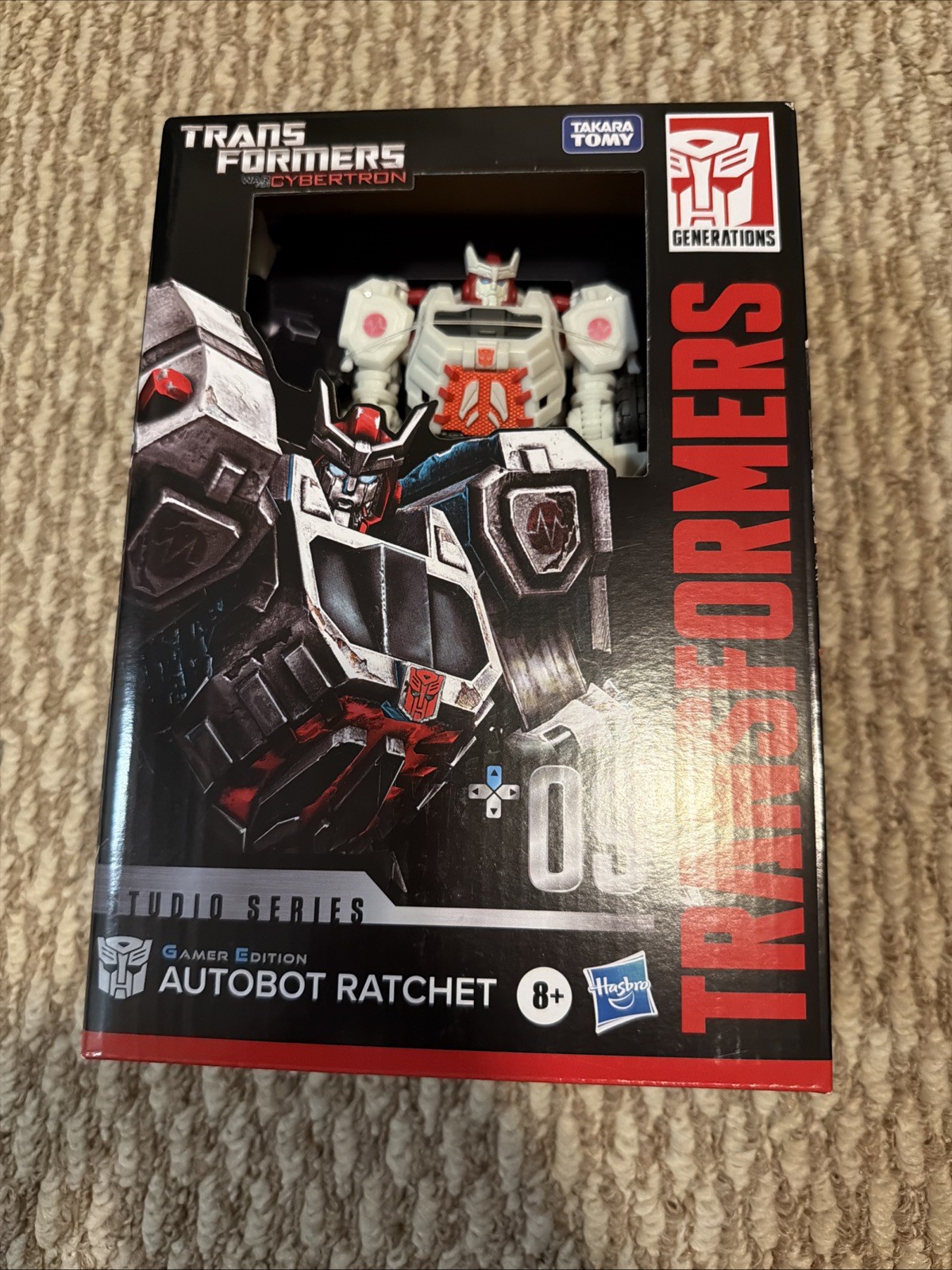 Transformers Studio Series Voyager Class WFC Gamer Edition Ratchet Action Figure