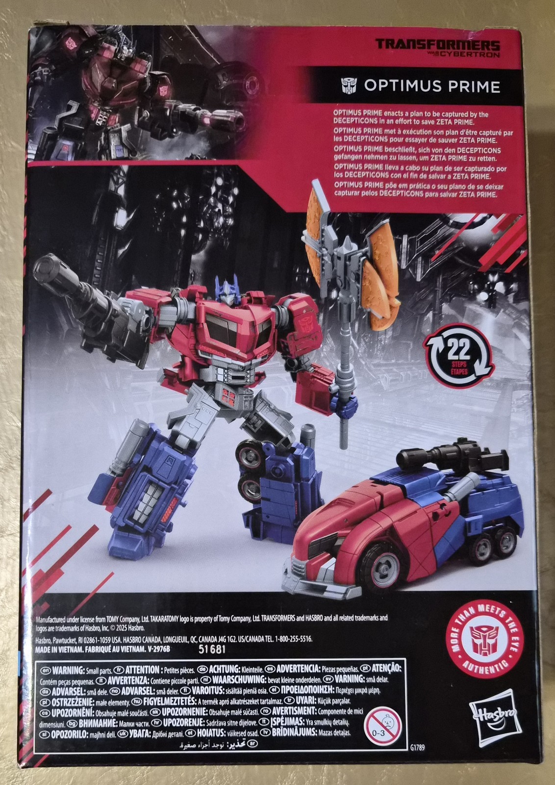 TRANSFORMERS STUDIO SERIES MTMTE COLLECTION OPTIMUS PRIME 6 INCH FIGURE NIB