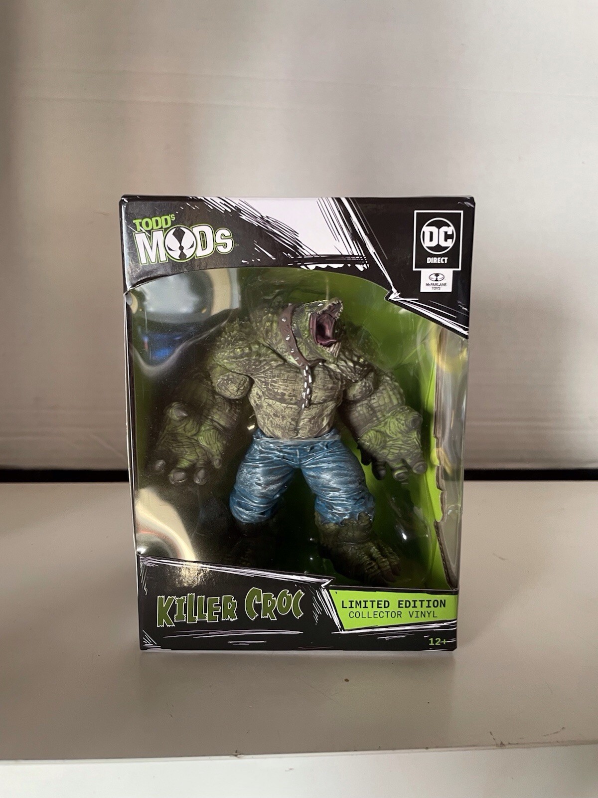 DC Direct Todd’s Mods Killer Croc Vinyl Figure 4.5&Prime; Scale Posed Figure NEW