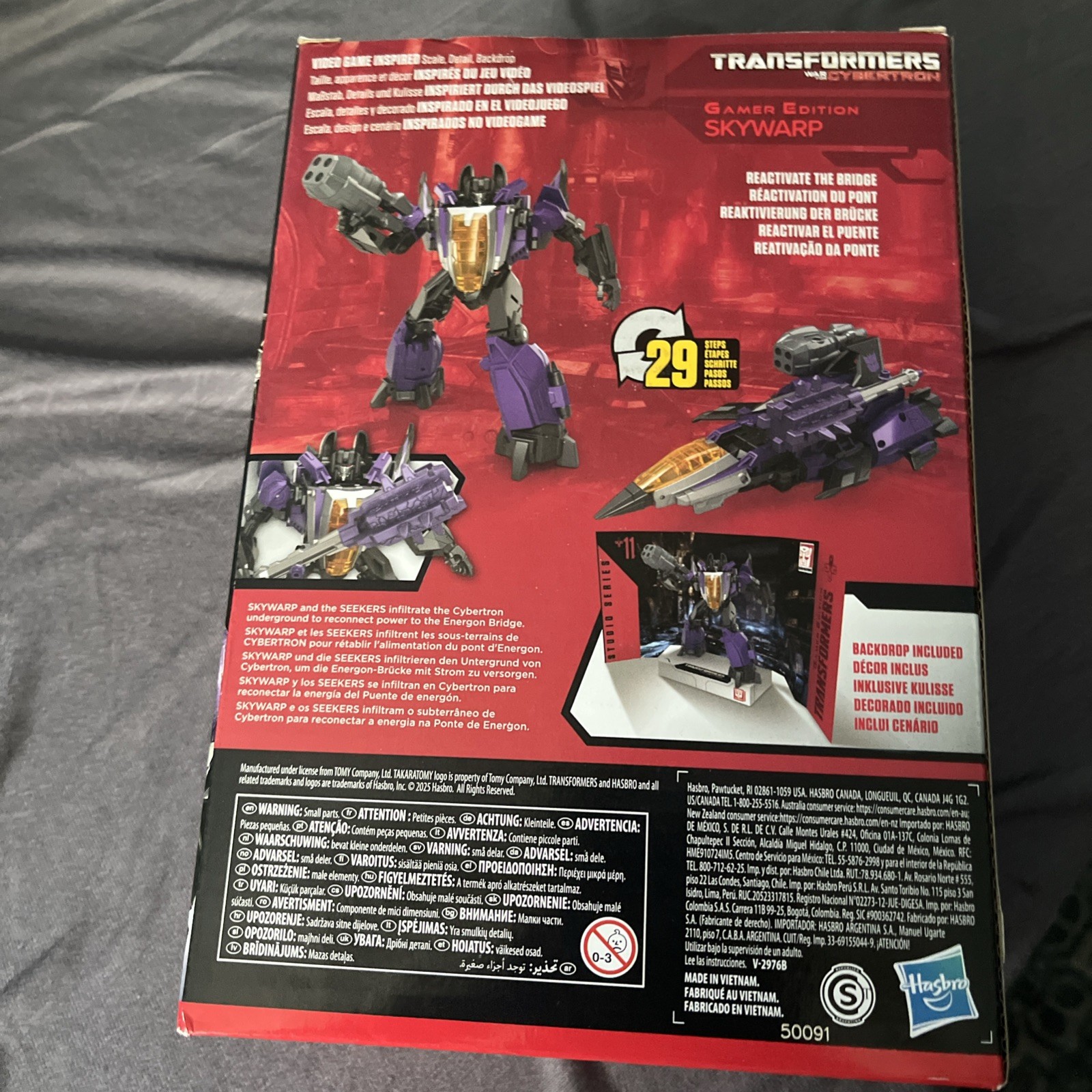 Transformers Studio Series 11 Gamer Edition Skywarp New In Box