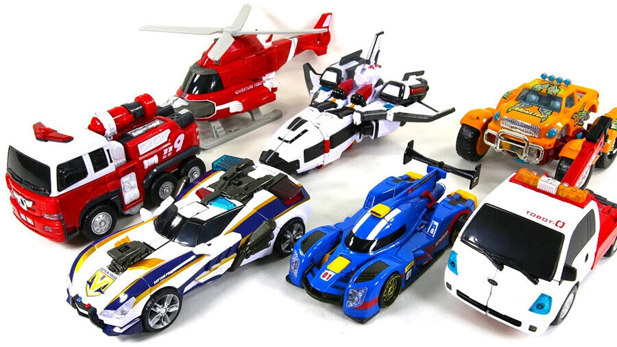 Tobot V Galaxy Detectives 9.5&Prime; Transform Figure Boys Toy Car Truck Vehicle Robot