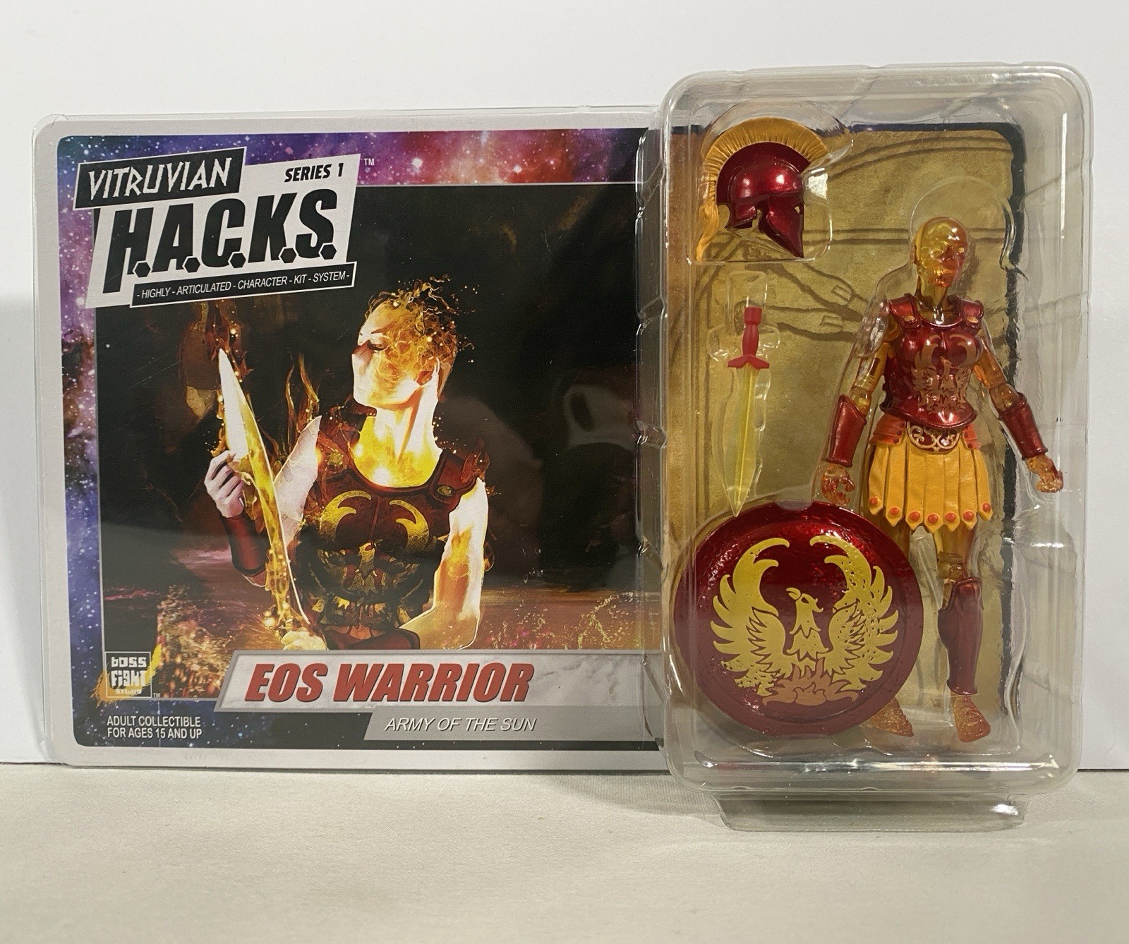 Vitruvian H.A.C.K.S Series 1 Eos Warrior Army of the Sun Boss Fight H.A.C.K.S.