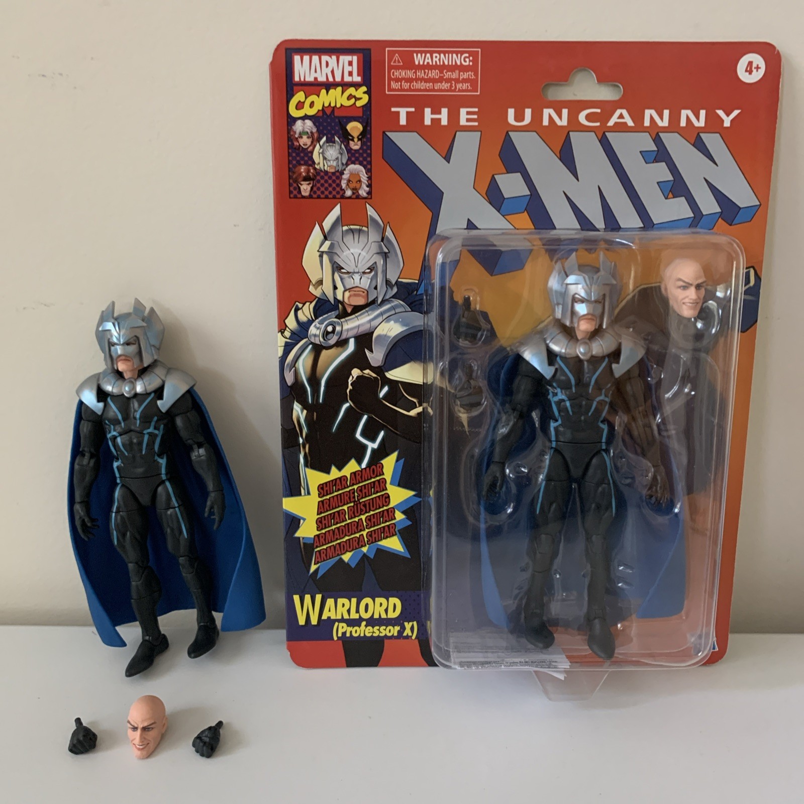 Marvel Legends 6&Prime; Warlord Professor X Figure – Uncanny X-Men Retro Hasbro