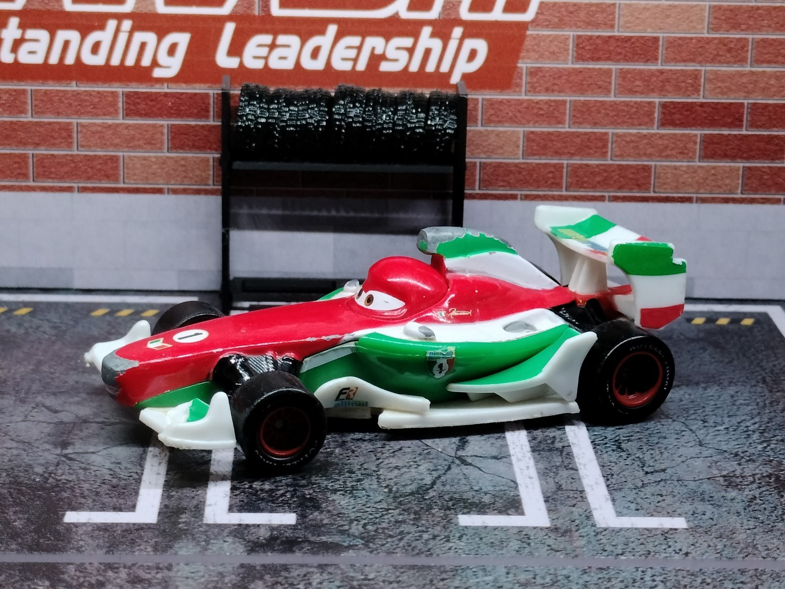 Francesco Bernoulli Pixar Cars 2 Diecast Italy Disney 5&Prime; Race Car 2006