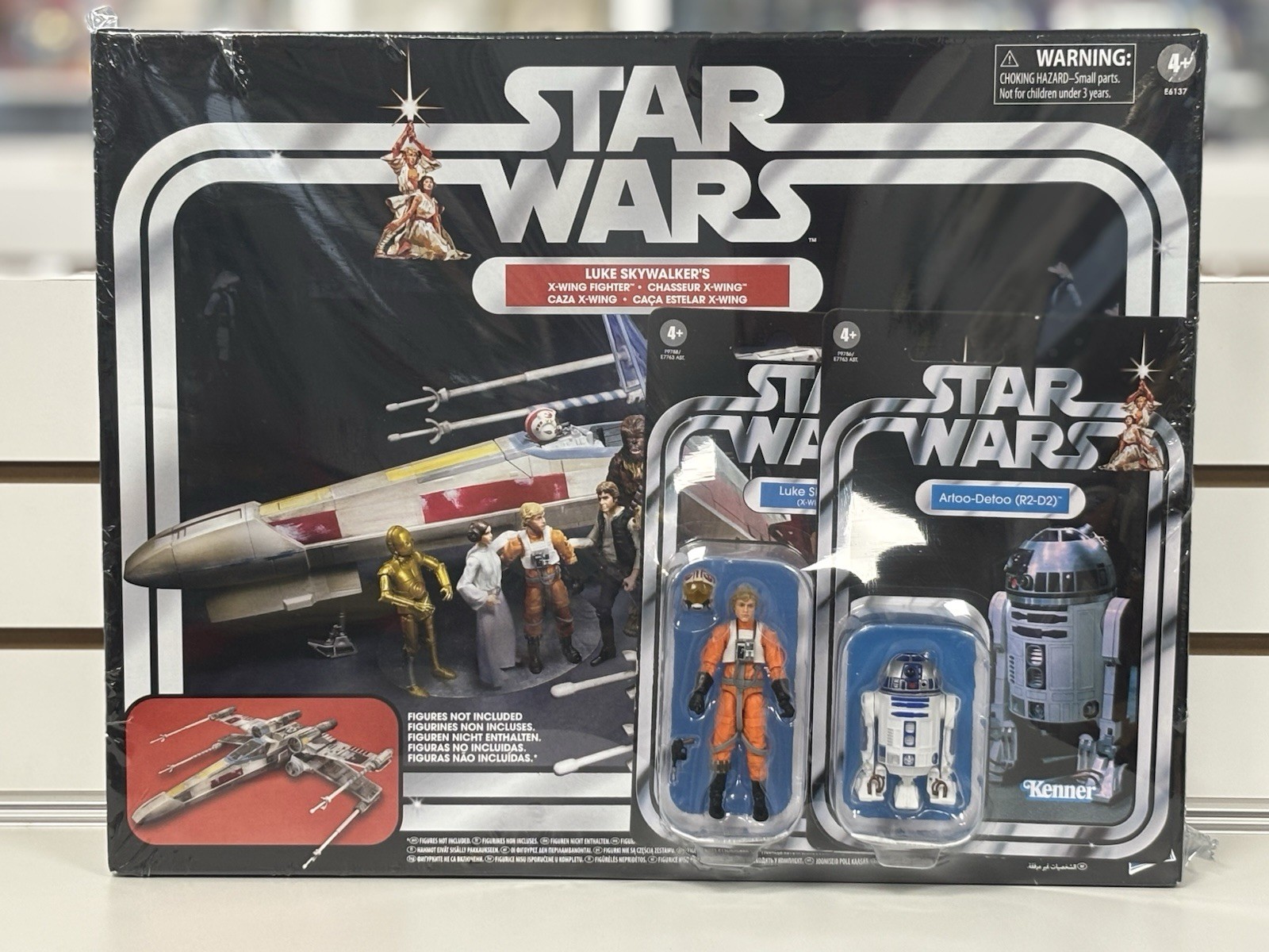 NEW IN HAND Star Wars Vintage TVC Luke&rsquo;s X-Wing Fighter 3.75 WITH LUKE AND R2-D2