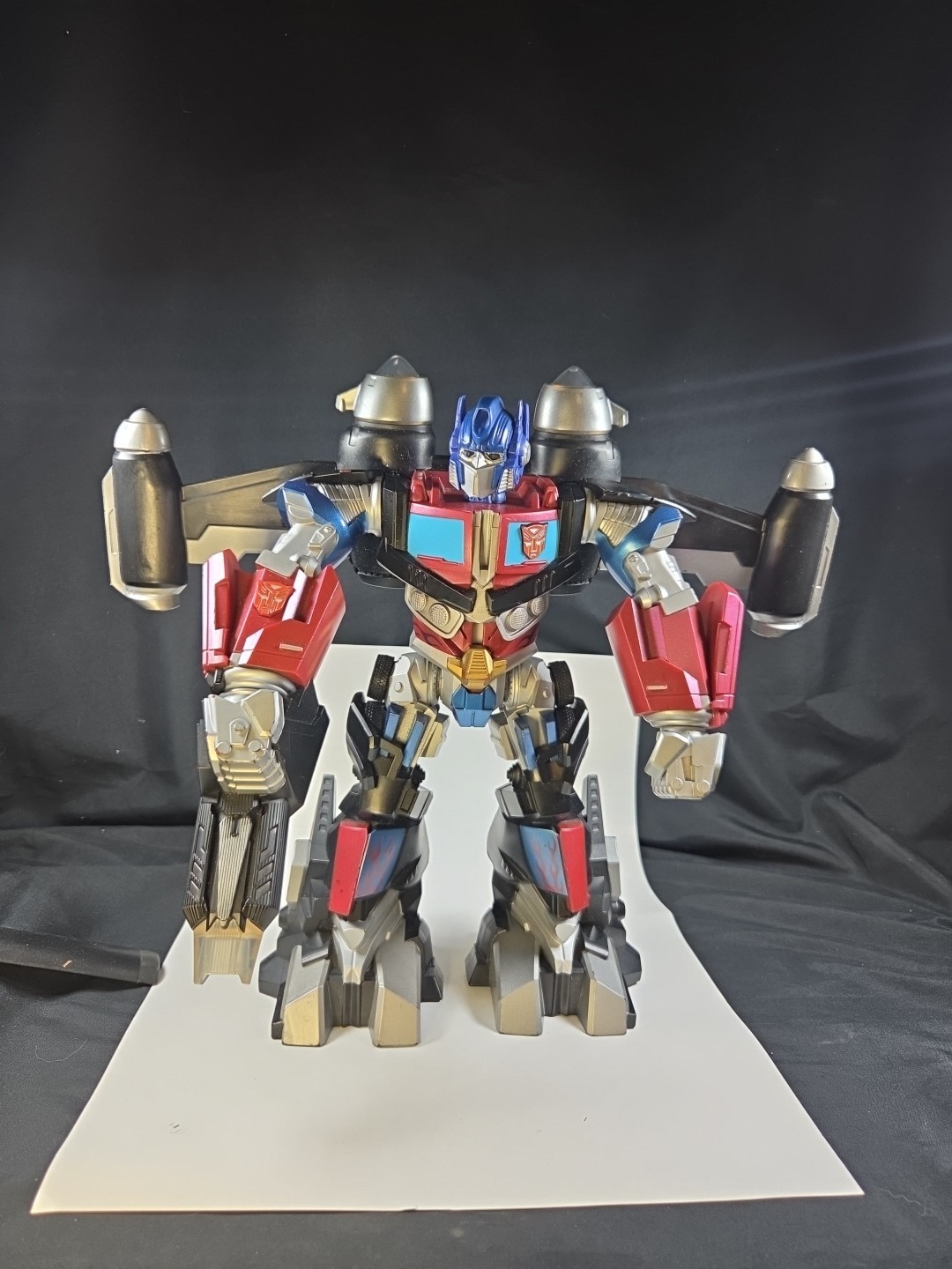 Transformers Mega Power Bots OPTIMUS PRIME Hasbro 12&Prime; Sounds Light Don&rsquo;t Work