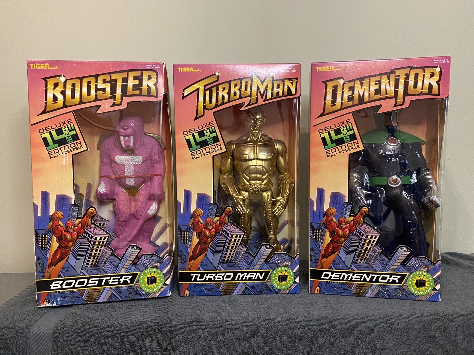 SCREEN USED 📺Turbo Man, Dementor & Booster Jingle All The Way ORIG. PROPS w/COA