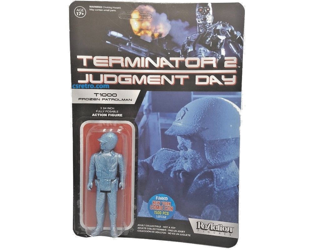 Terminator 2 T2 T1000 Limited Edition Super7 Action Figure Reaction Frozen NYCC