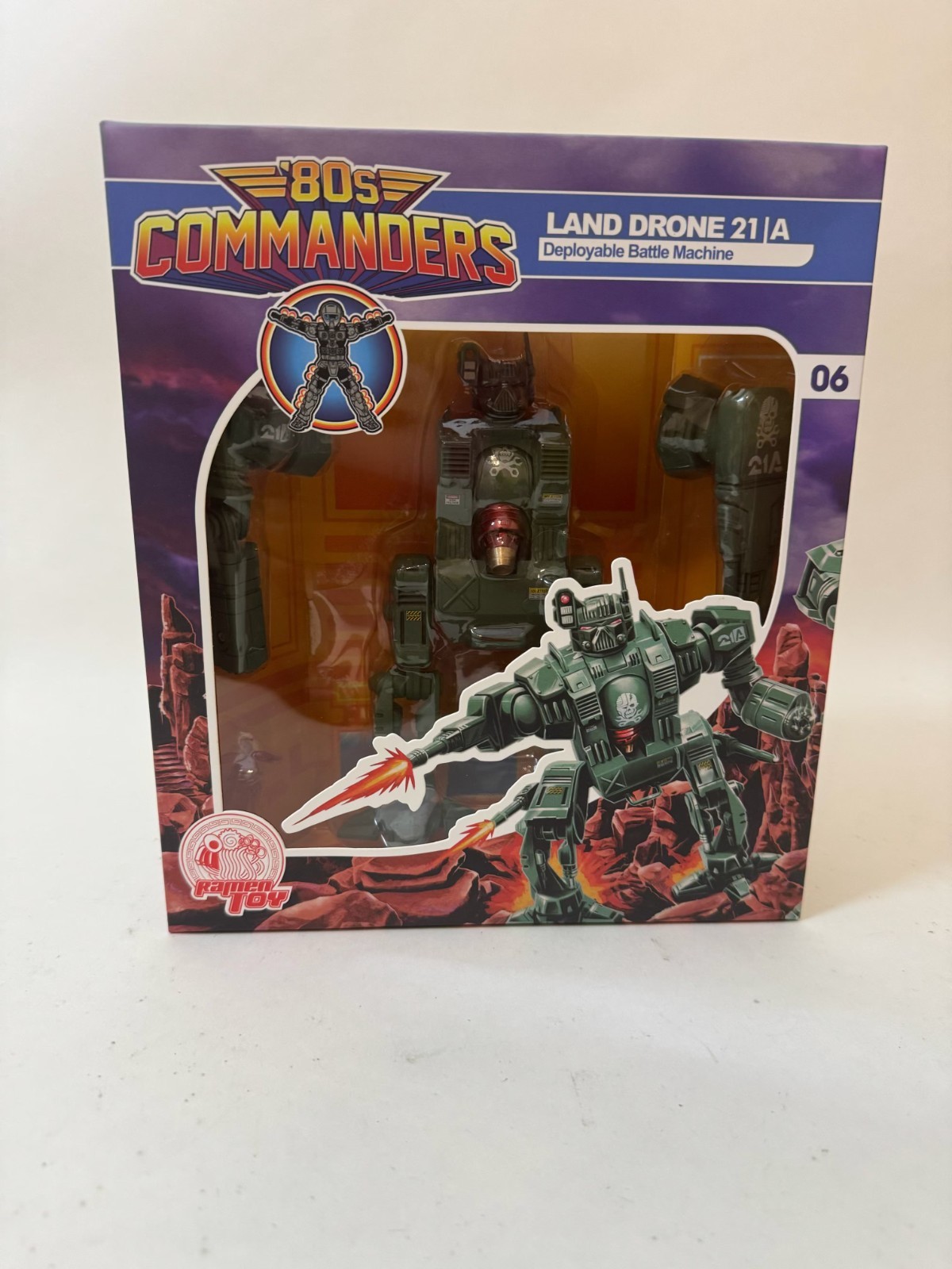Ramen Toy 80s Commanders CENTURION Land Drone 21A Figure NEW