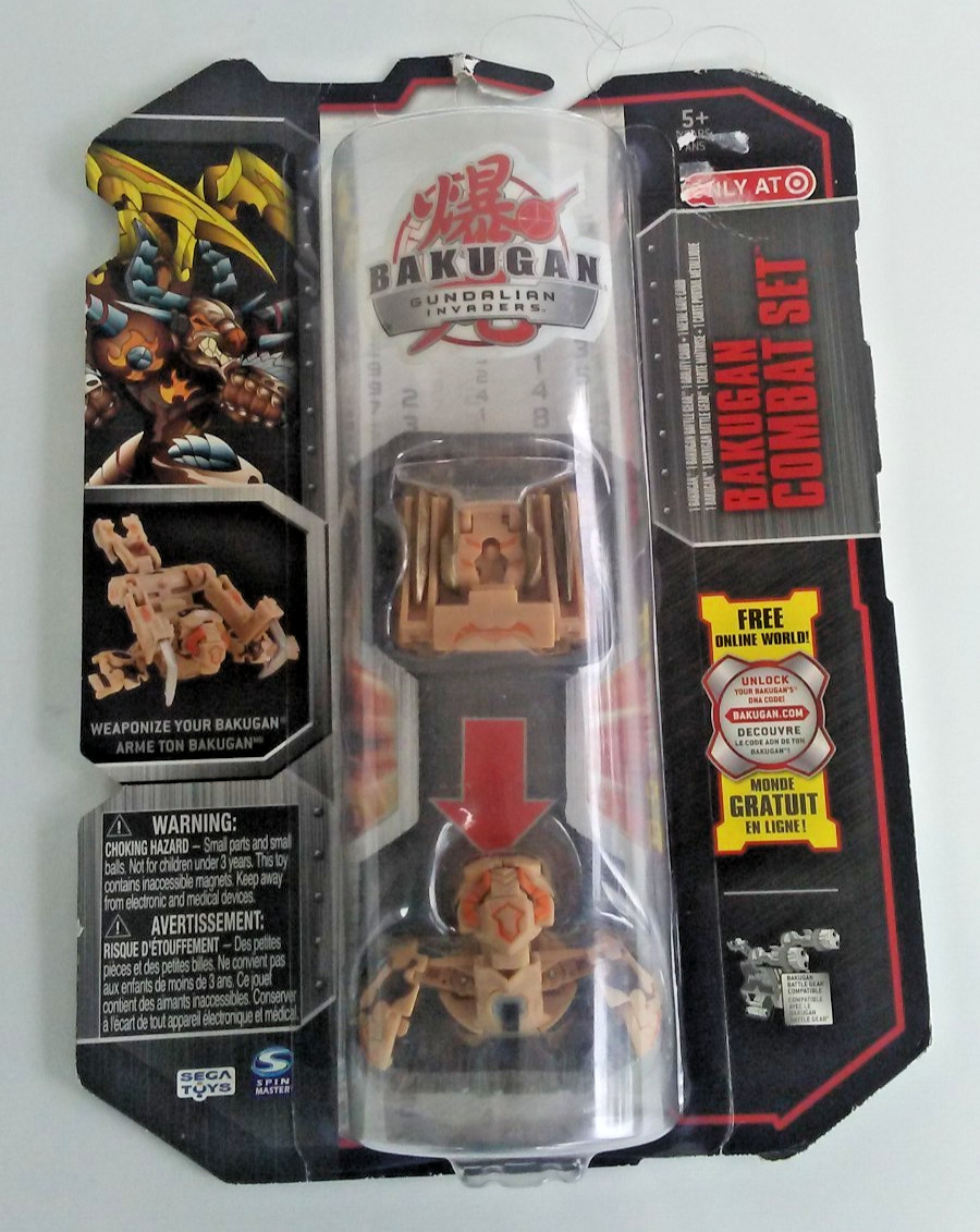 Bakugan Gundalian Invaders Combat Set: Sabator and Chompixx – Sealed/New