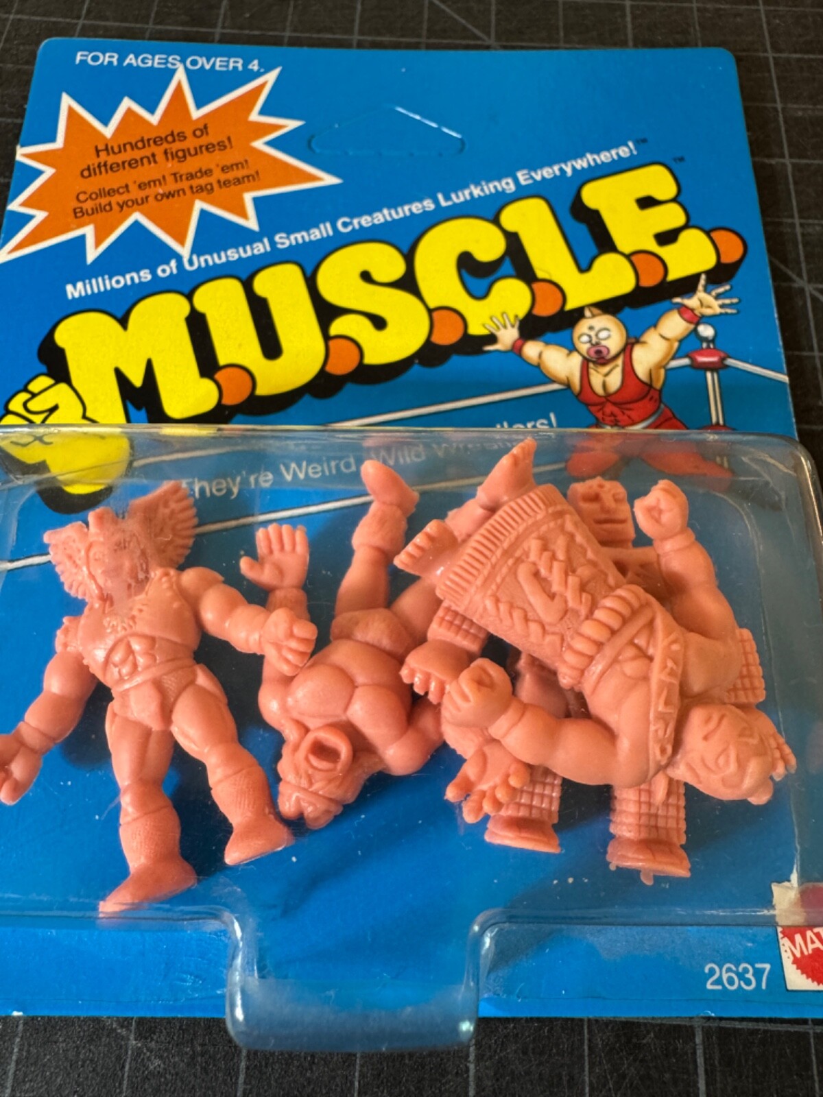 M.U.S.C.L.E. Figures, Kinnikuman, Kinkeshi, unopened box, 1985,