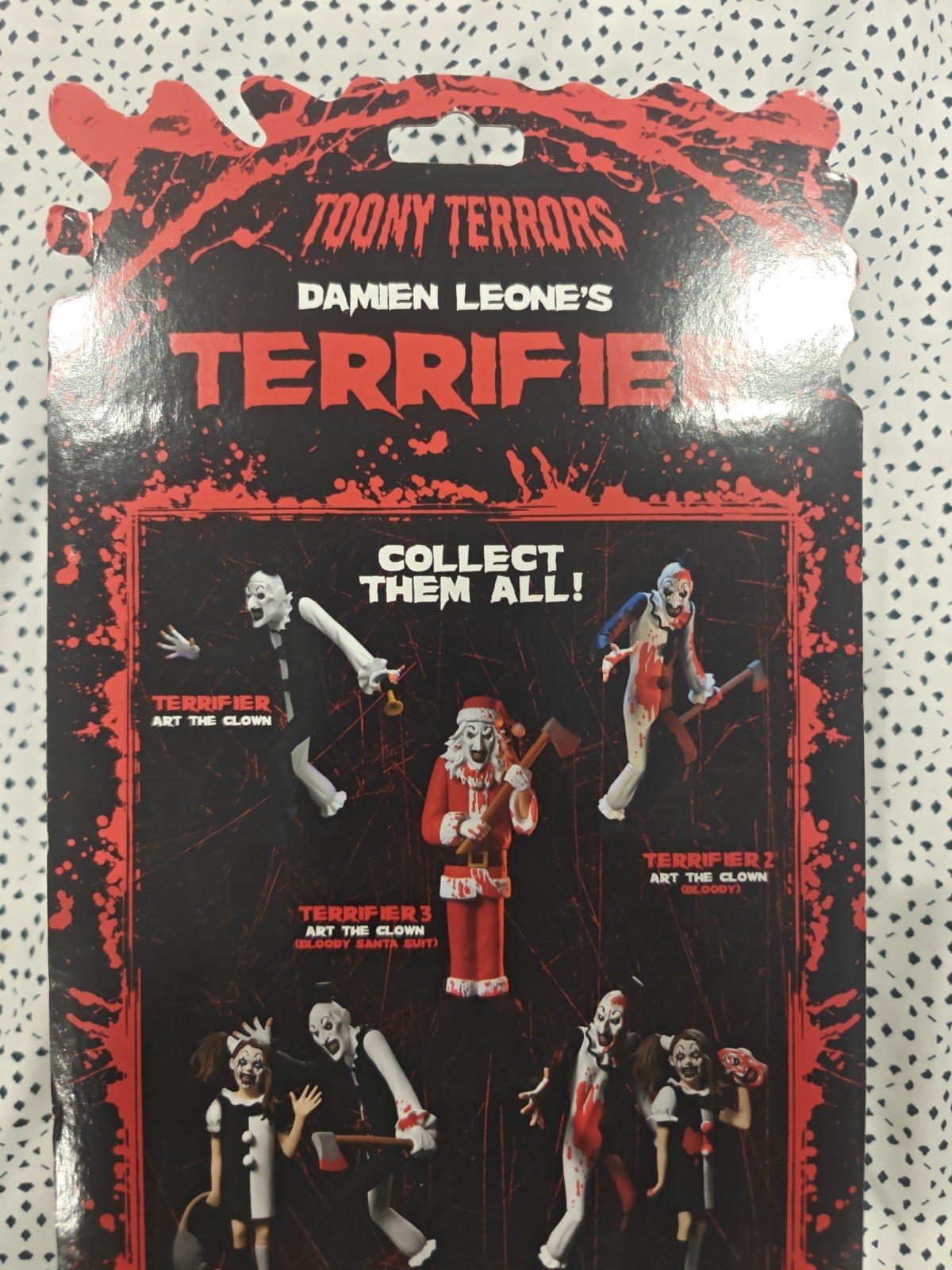 NECA Toony Terrors Damien Leone&rsquo;s Terrifier LITTLE PALE GIRL Figure w Possum
