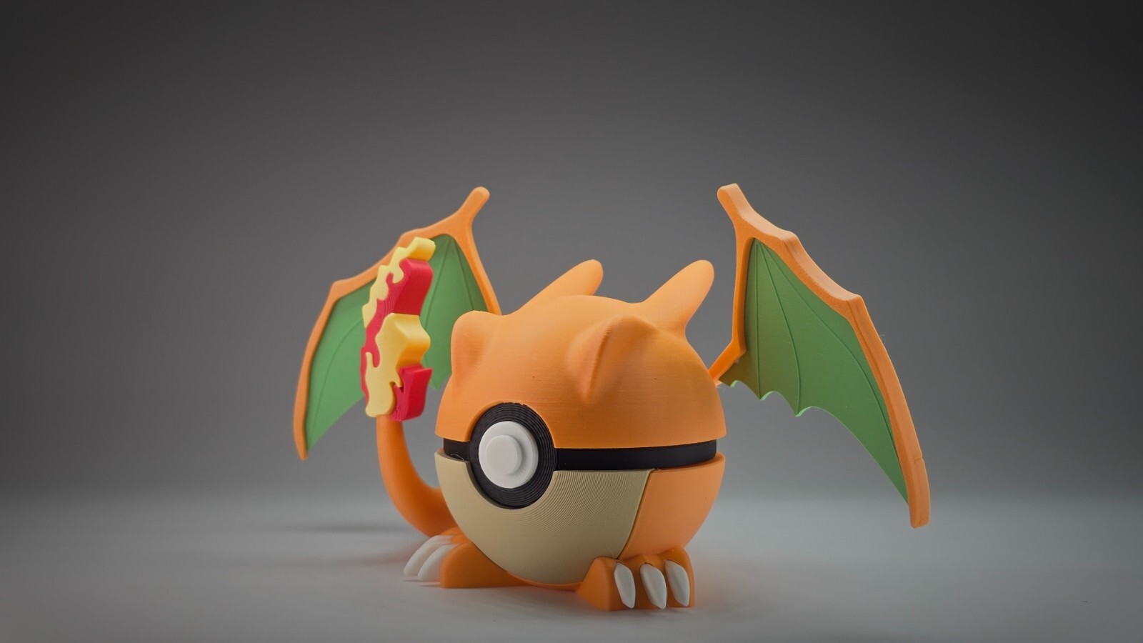 Charizard | Themed 3D Printed Pokeball | #0006 Charizard