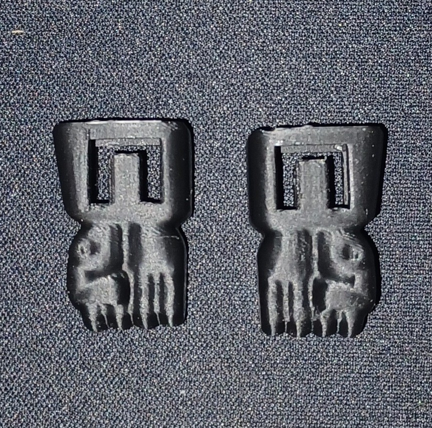 Transformers G1 Seeker 3D Printed Replacement Upgraded Hands With Weapons Ports