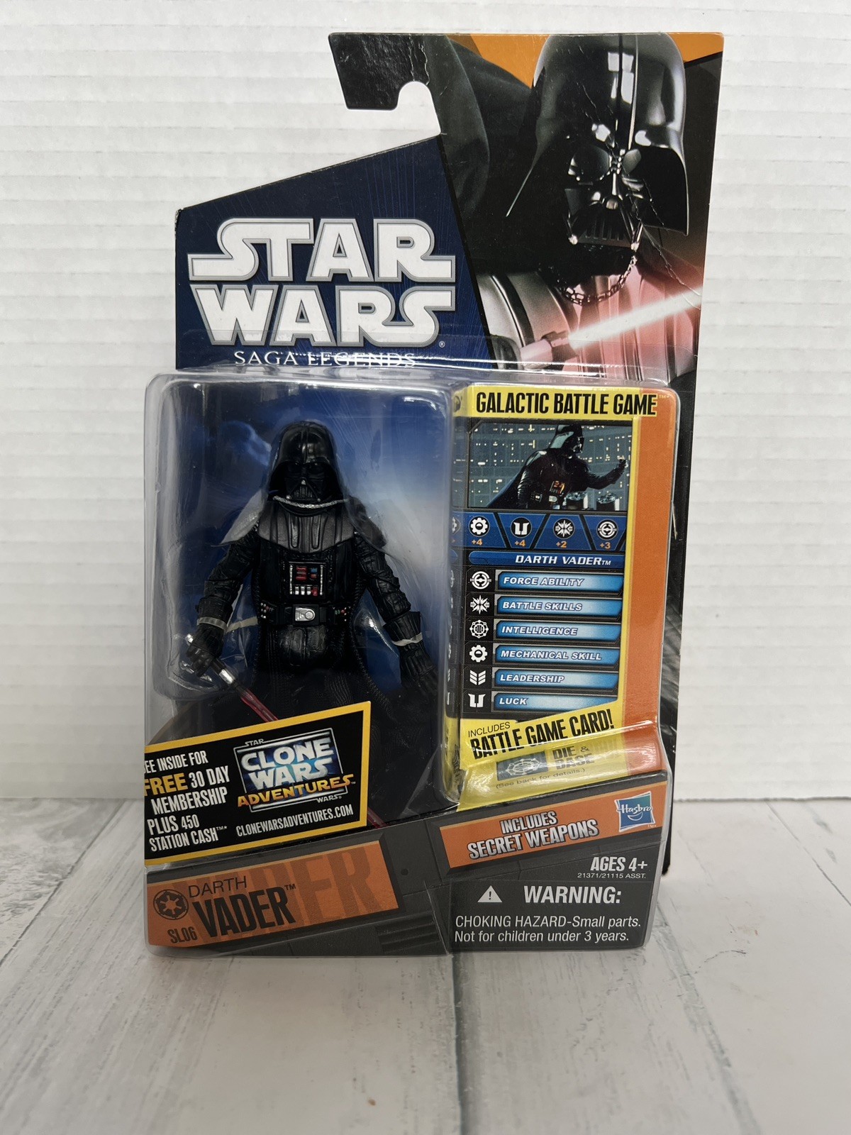 Star Wars COLLECTABLE 2010 Saga Legends « Darth Vader SL06 » Action Figure