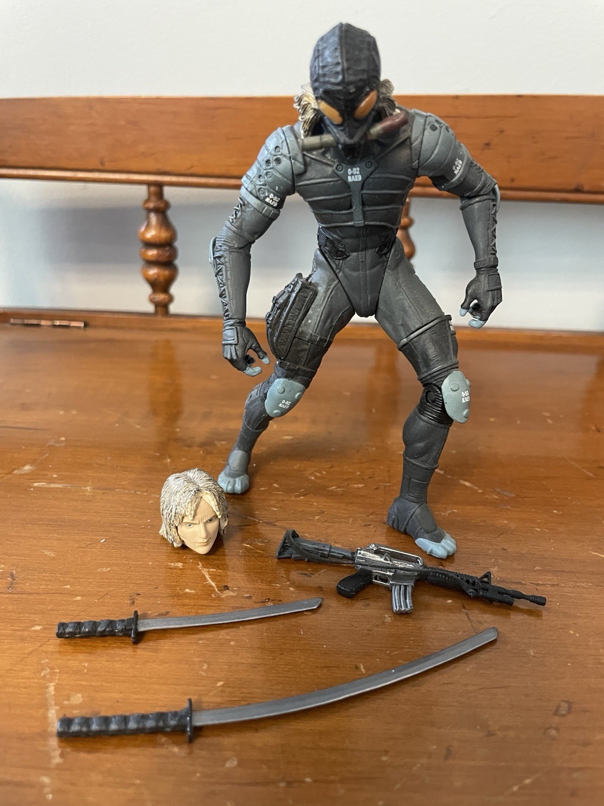 Metal Gear Solid 2 Sons of Liberty RAIDEN Action Figure Complete McFarlane 2001
