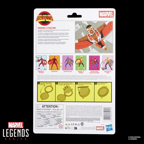 Secret Wars – Marvel Legends – Marvel’s Falcon Action Figure [New Toy] Action