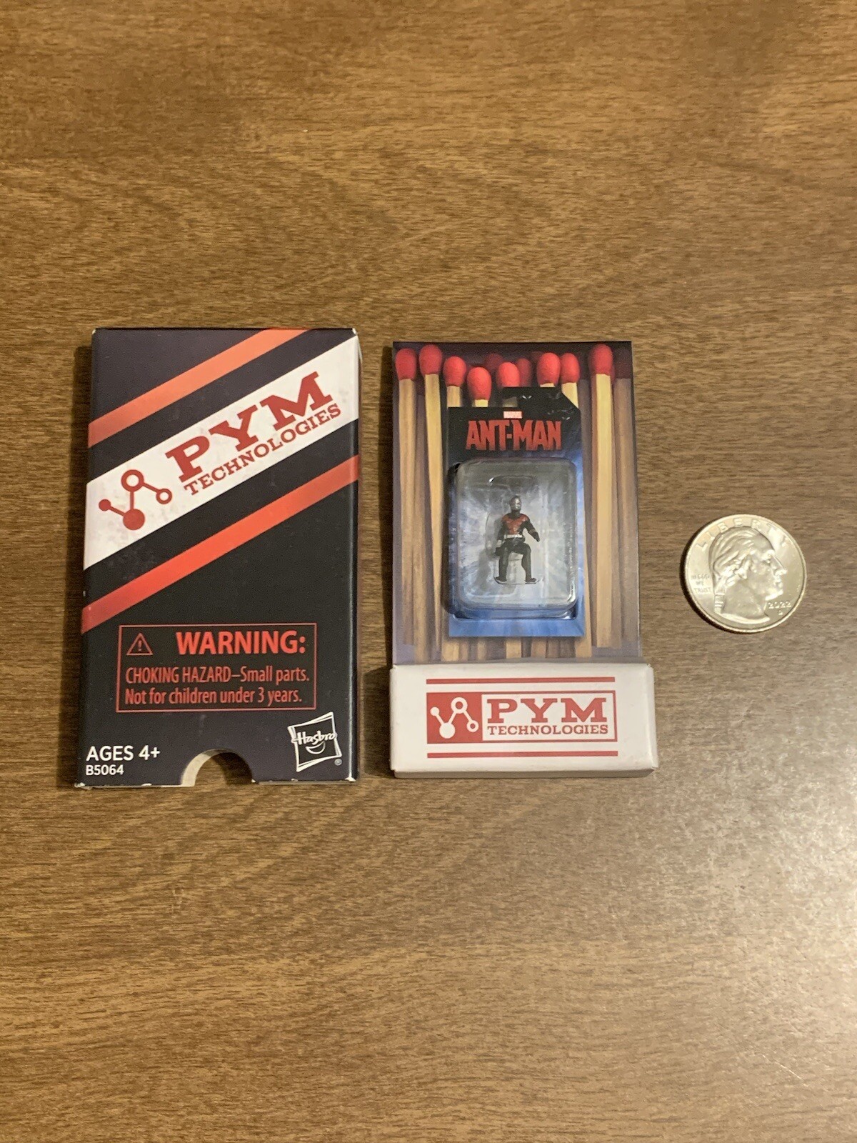 ANT-MAN PYM TECHNOLOGIES MATCHBOOK MARVEL FIGURE HASBRO 2015 SDCC Exclusive