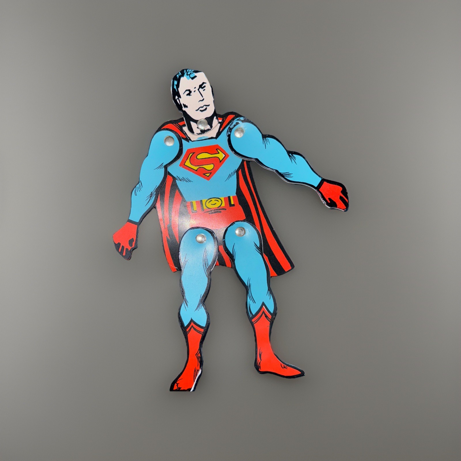 Superman Vintage Durhams Industries Pocket Puppet 1970s Comic Book Superhero