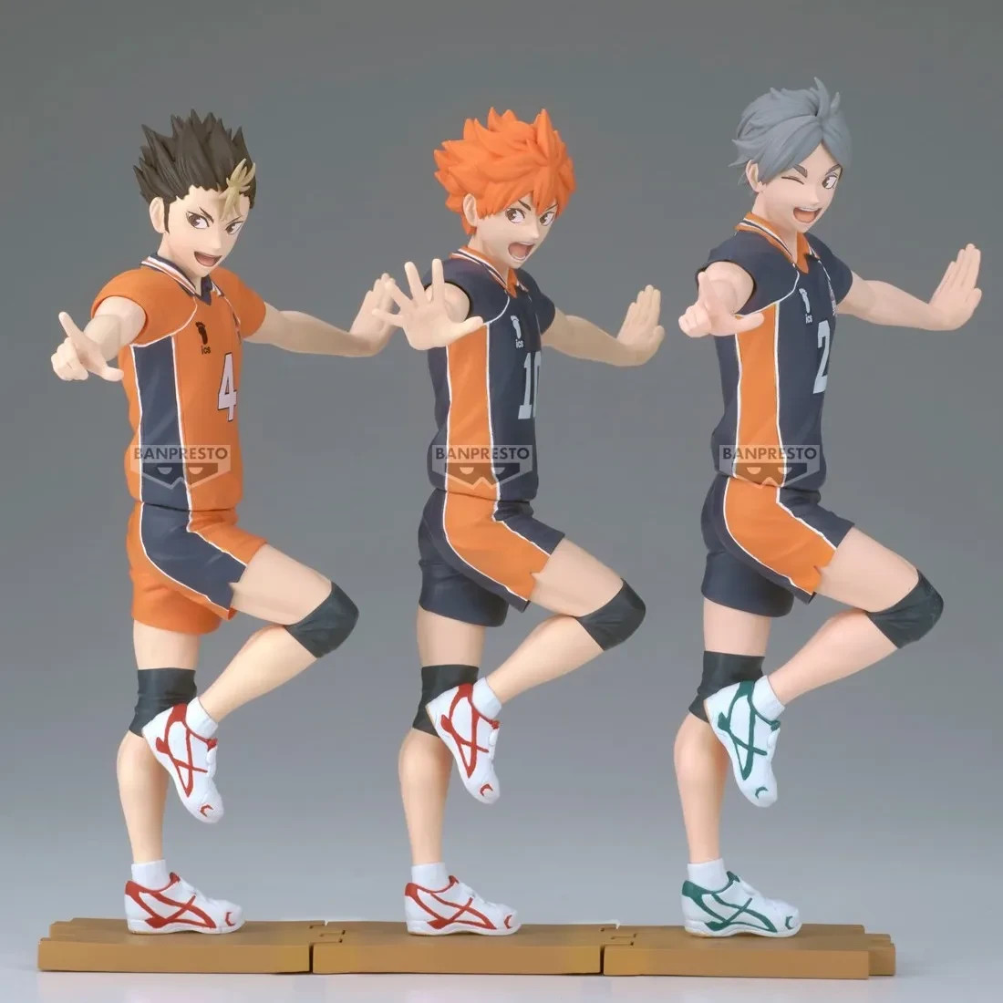 Hinata Nishinoya Sugawara Figure Haikyu!! Ippon Nicer!! Set of 3 Anime Japan Pre