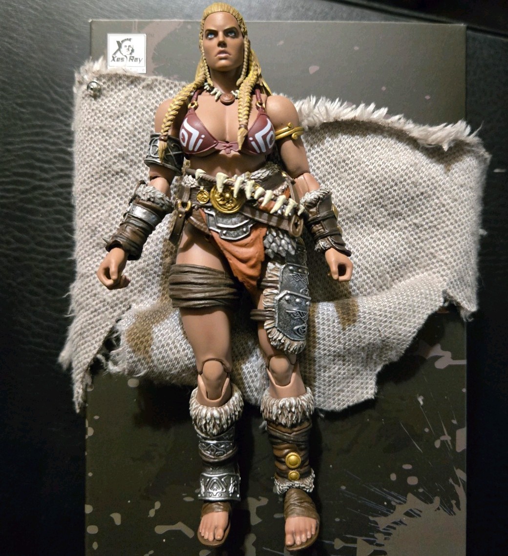 Xesray Studios Combatants 2025 Gold Hildr Figure Event Exclusive New MIB